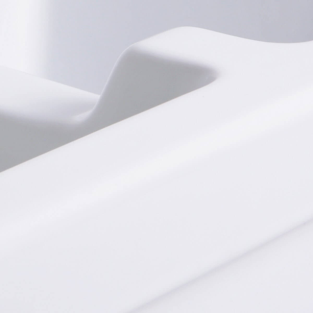 Alternate Image for Nantucket Sinks Cape 36" Fireclay Farmhouse Sink, 60/40 Double Bowl, White, Hyannis-36-DBL