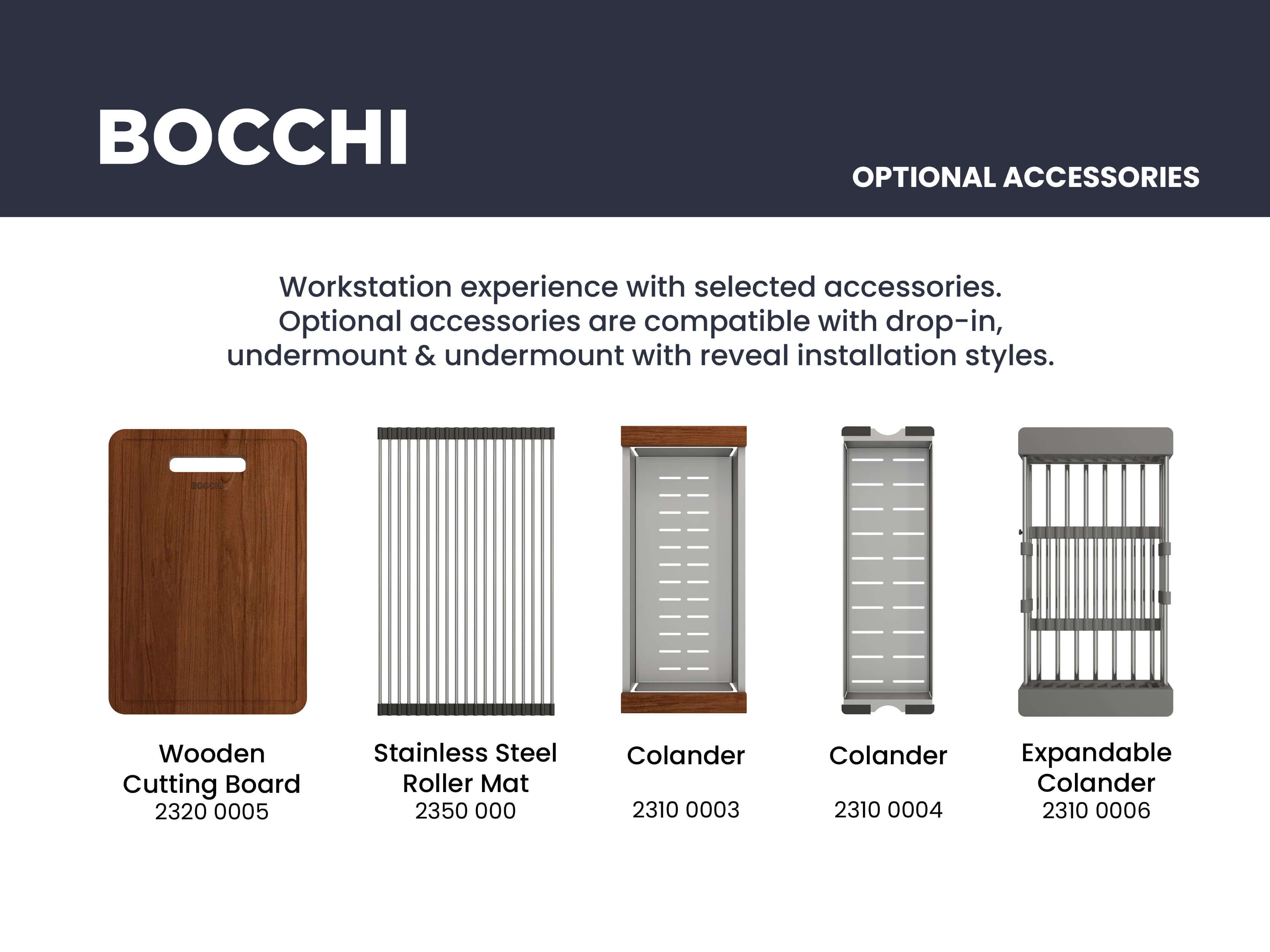 Alternate Image for BOCCHI Campino Uno 16" Rectangle Granite Bar/Prep Sink with Accessories, Milk White, 1608-507-0126