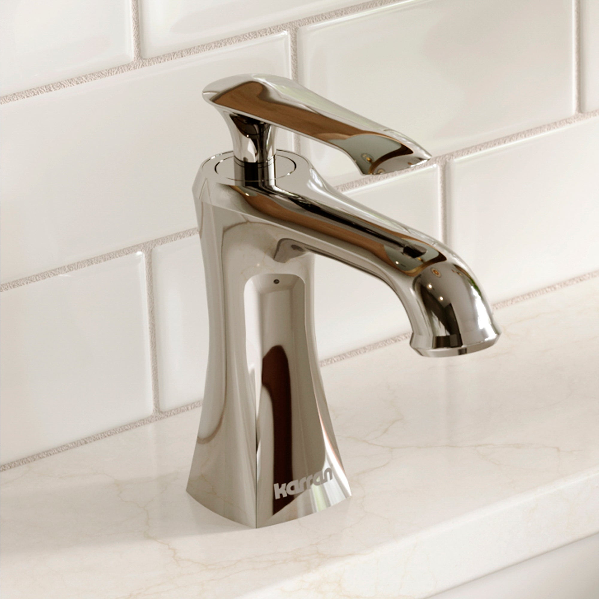 Alternate Image for Karran Woodburn 1.2 GPM Single Lever Handle Lead-free Brass ADA Bathroom Faucet, Basin, Chrome, KBF410C