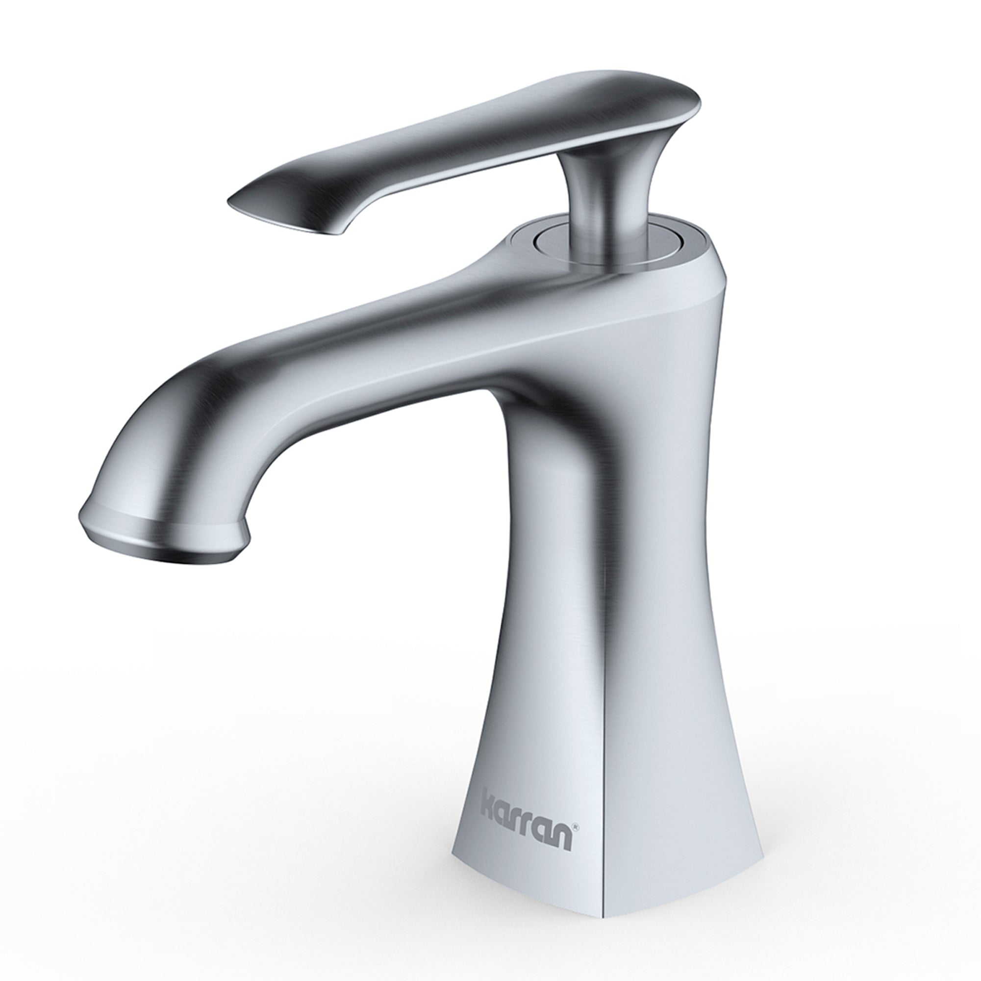 Alternate Image for Karran Woodburn 1.2 GPM Single Lever Handle Lead-free Brass ADA Bathroom Faucet, Basin, Stainless Steel, KBF410SS