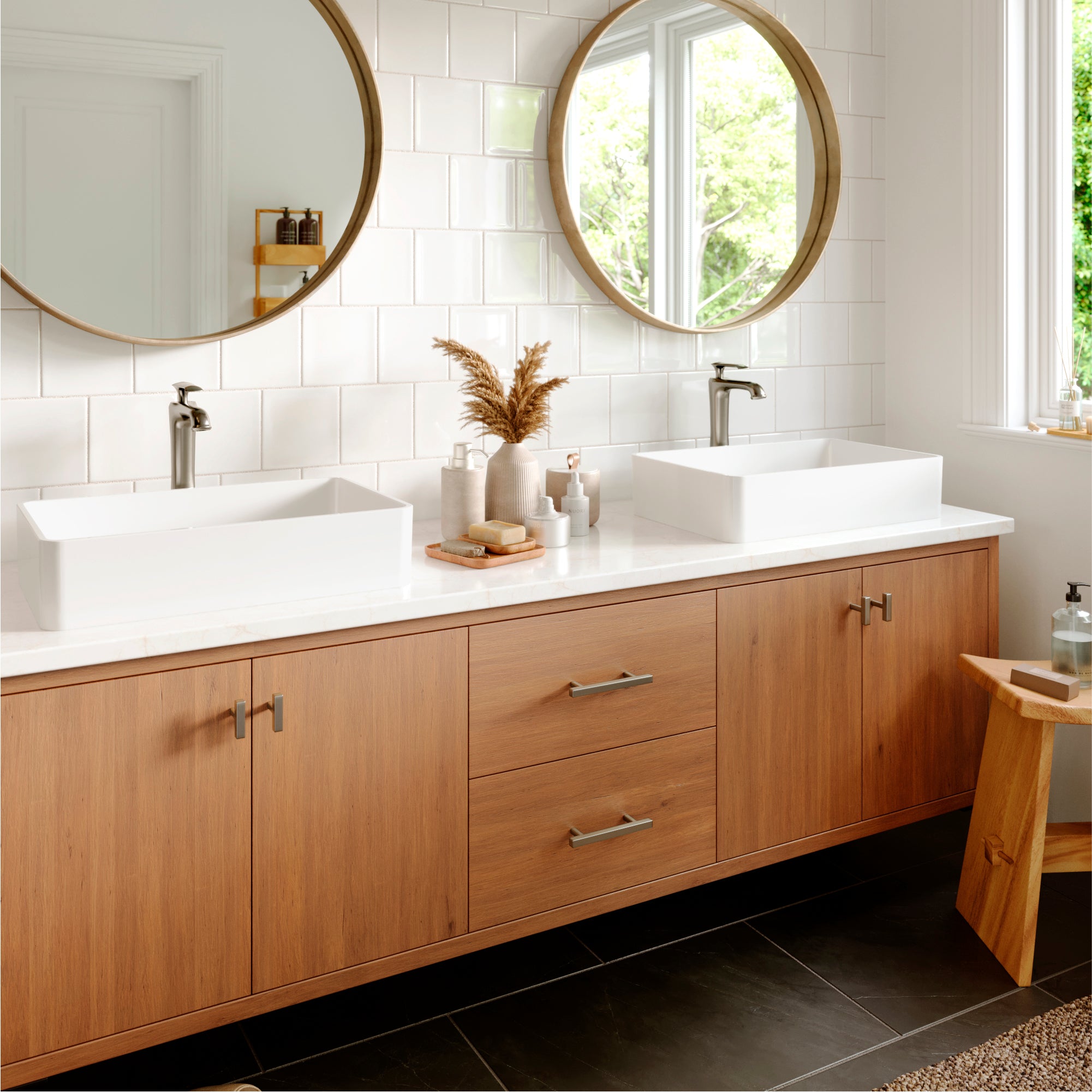 Alternate Image for Karran Woodburn 1.2 GPM Single Lever Handle Lead-free Brass ADA Bathroom Faucet, Vessel, Stainless Steel, KBF412SS