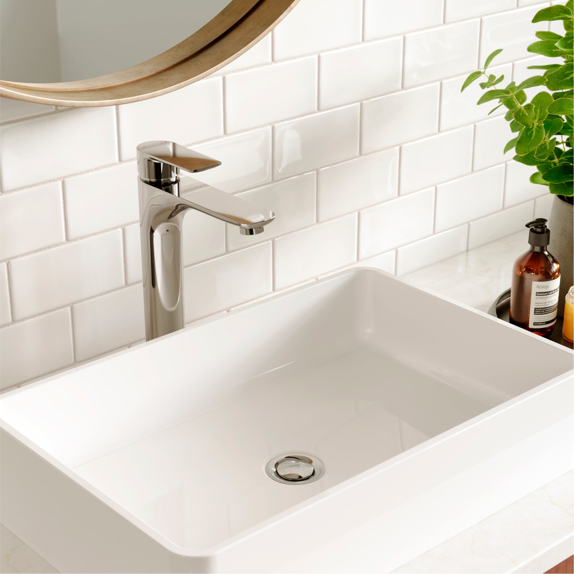 Alternate Image for Karran Kayes 1.2 GPM Single Lever Handle Lead-free Brass ADA Bathroom Faucet, Vessel, Chrome, KBF422C