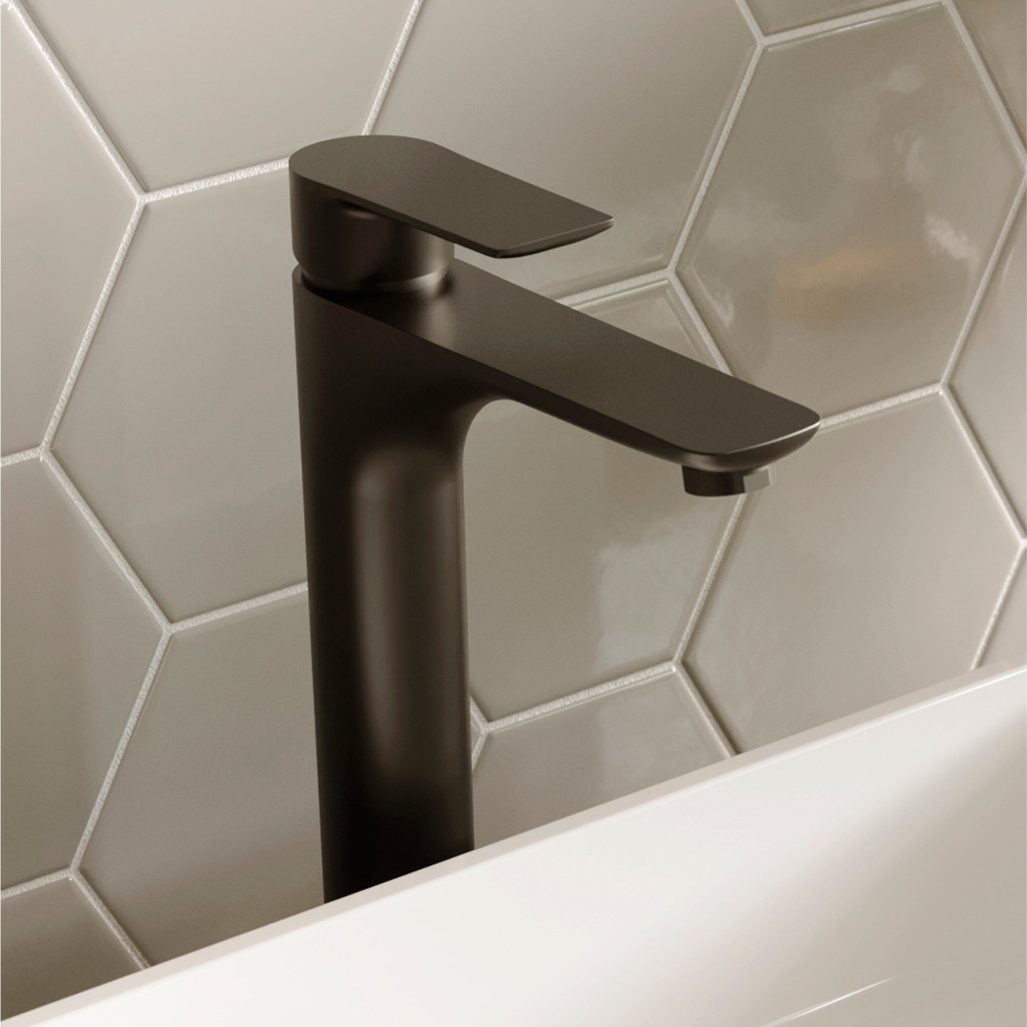 Karran Kayes 1.2 GPM Single Lever Handle Lead-free Brass ADA Bathroom Faucet, Vessel, Matte Black, KBF422MB