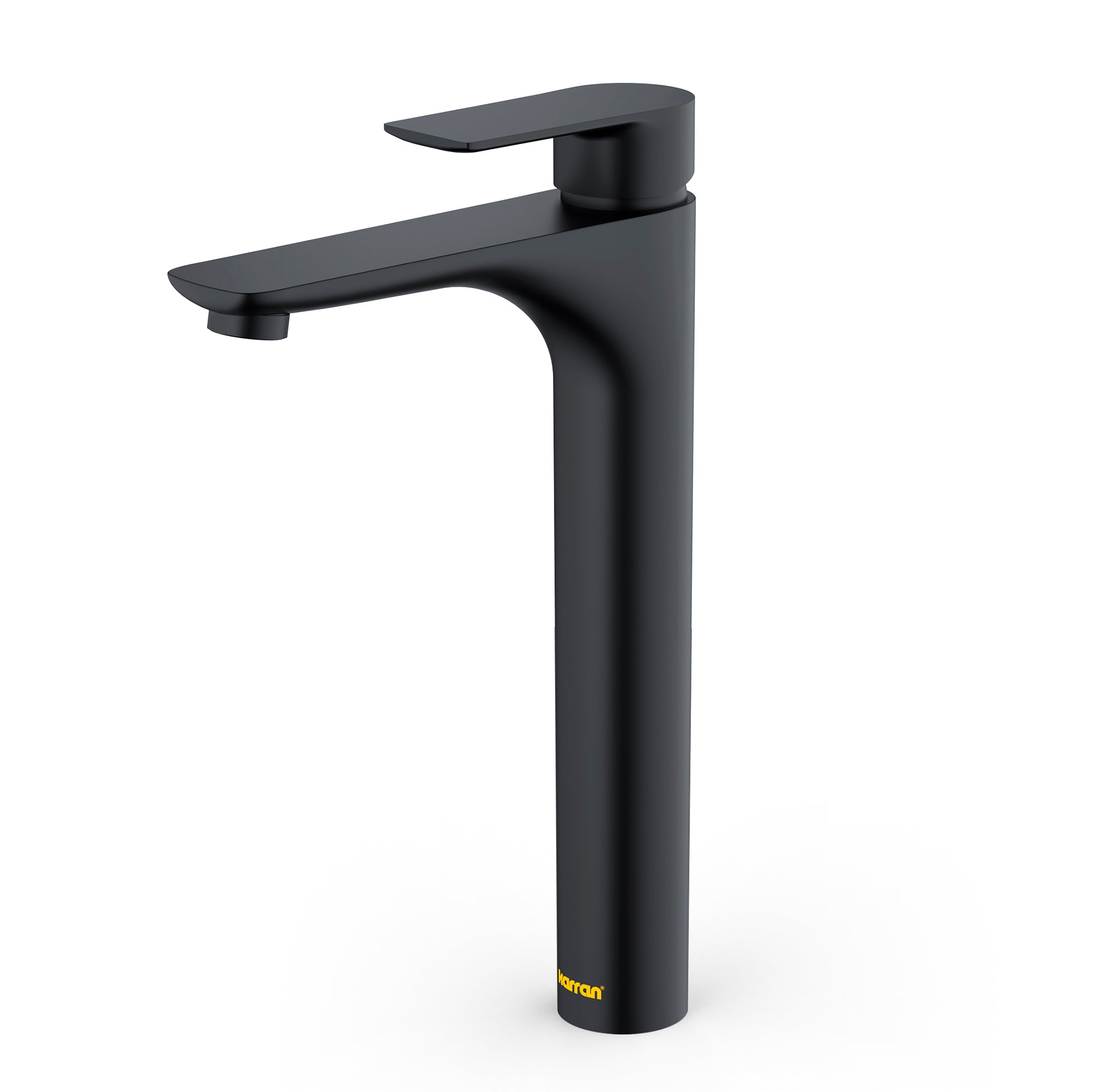 Karran Kayes 1.2 GPM Single Lever Handle Lead-free Brass ADA Bathroom Faucet, Vessel, Matte Black, KBF422MB