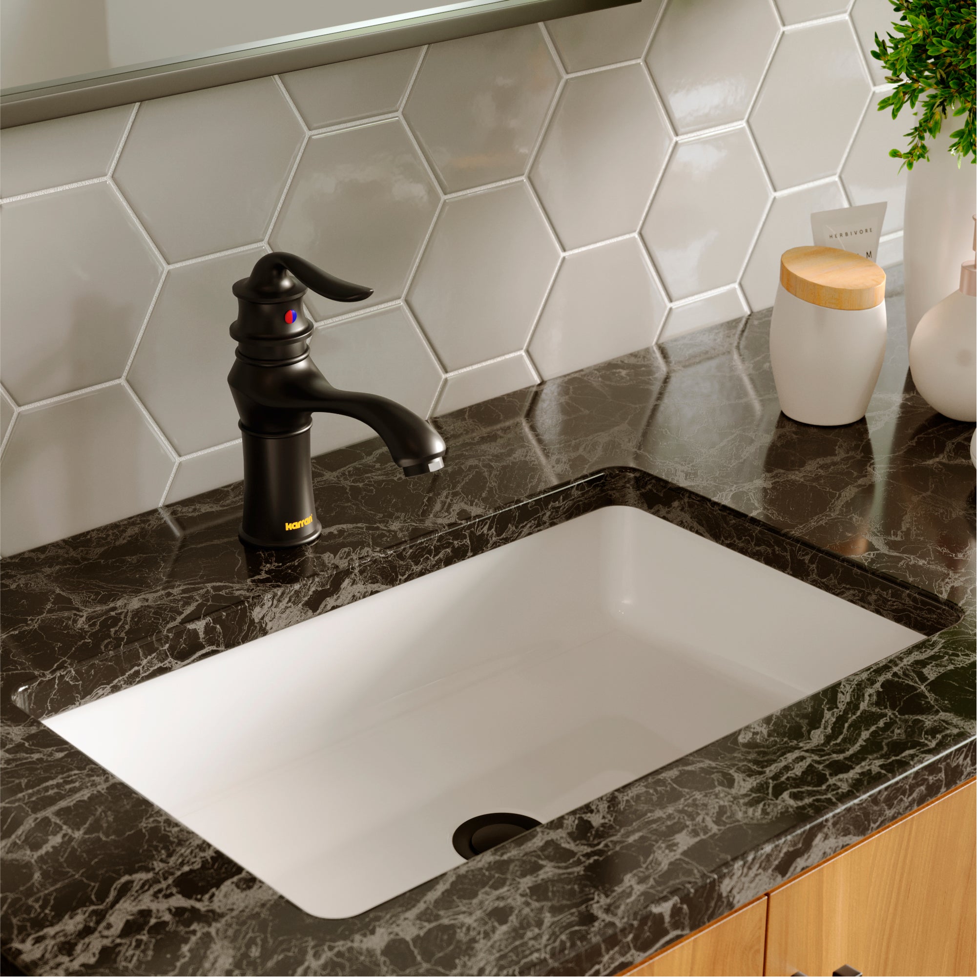 Alternate Image for Karran Dartford 1.2 GPM Single Lever Handle Lead-free Brass ADA Bathroom Faucet, Basin, Matte Black, KBF430MB