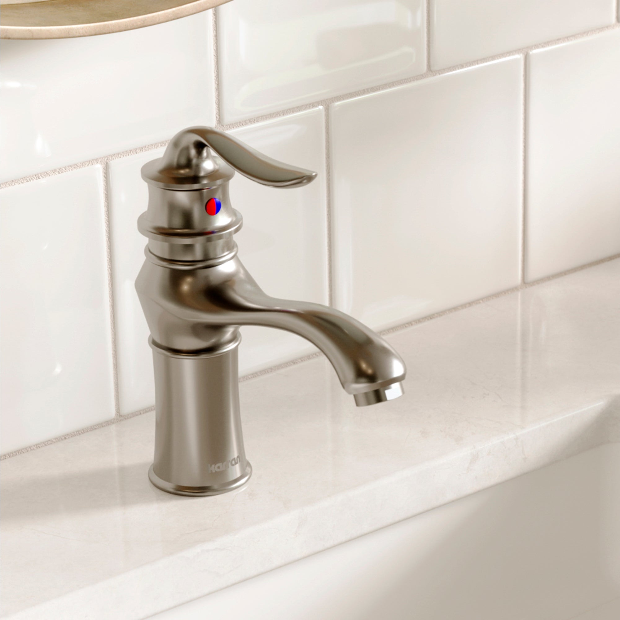 Alternate Image for Karran Dartford 1.2 GPM Single Lever Handle Lead-free Brass ADA Bathroom Faucet, Basin, Stainless Steel, KBF430SS