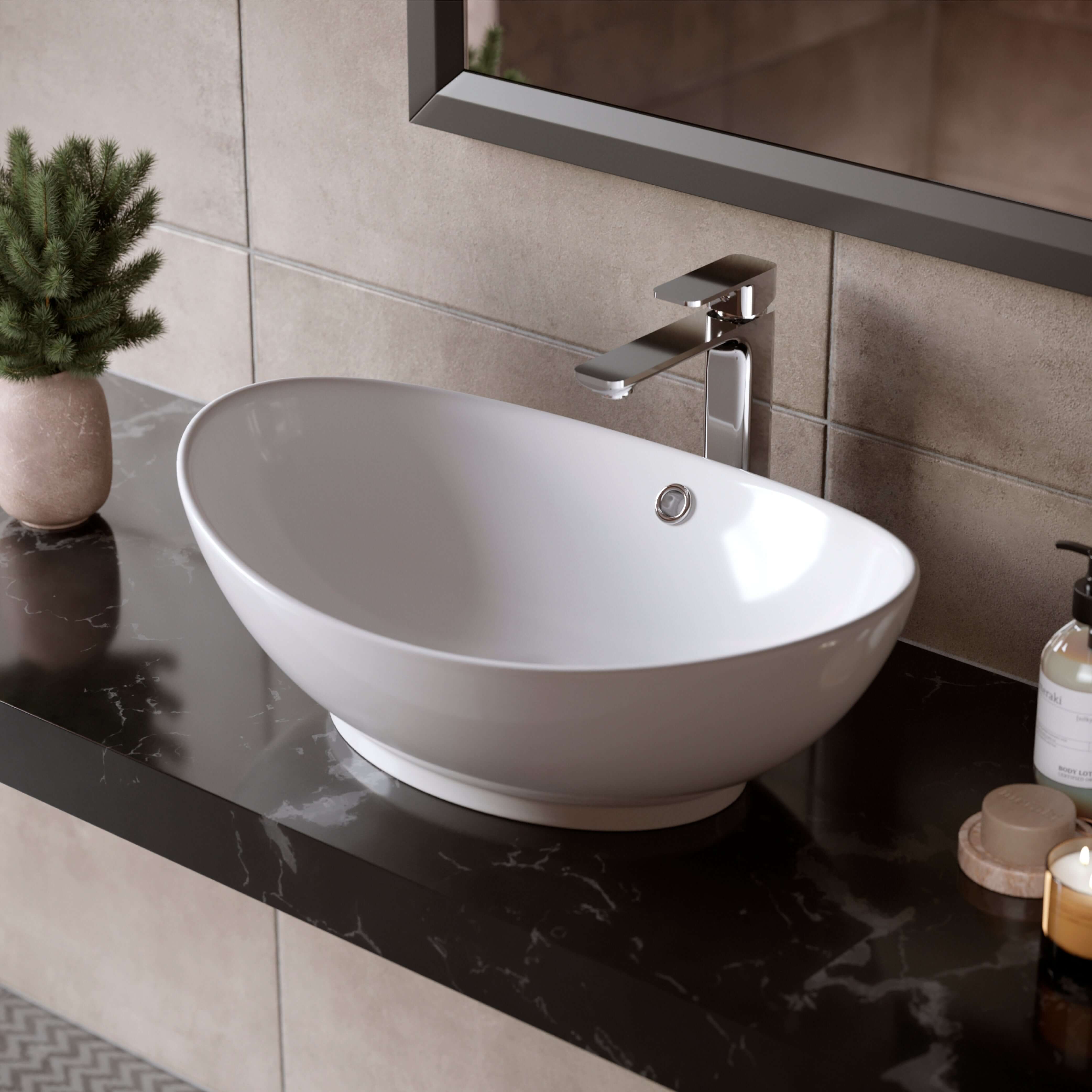 Alternate Image for Karran Venda 1.2 GPM Single Lever Handle Lead-free Brass ADA Bathroom Faucet, Vessel, Chrome, KBF512C