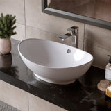 Karran Venda 1.2 GPM Single Lever Handle Lead-free Brass ADA Bathroom Faucet, Vessel, Chrome, KBF512C