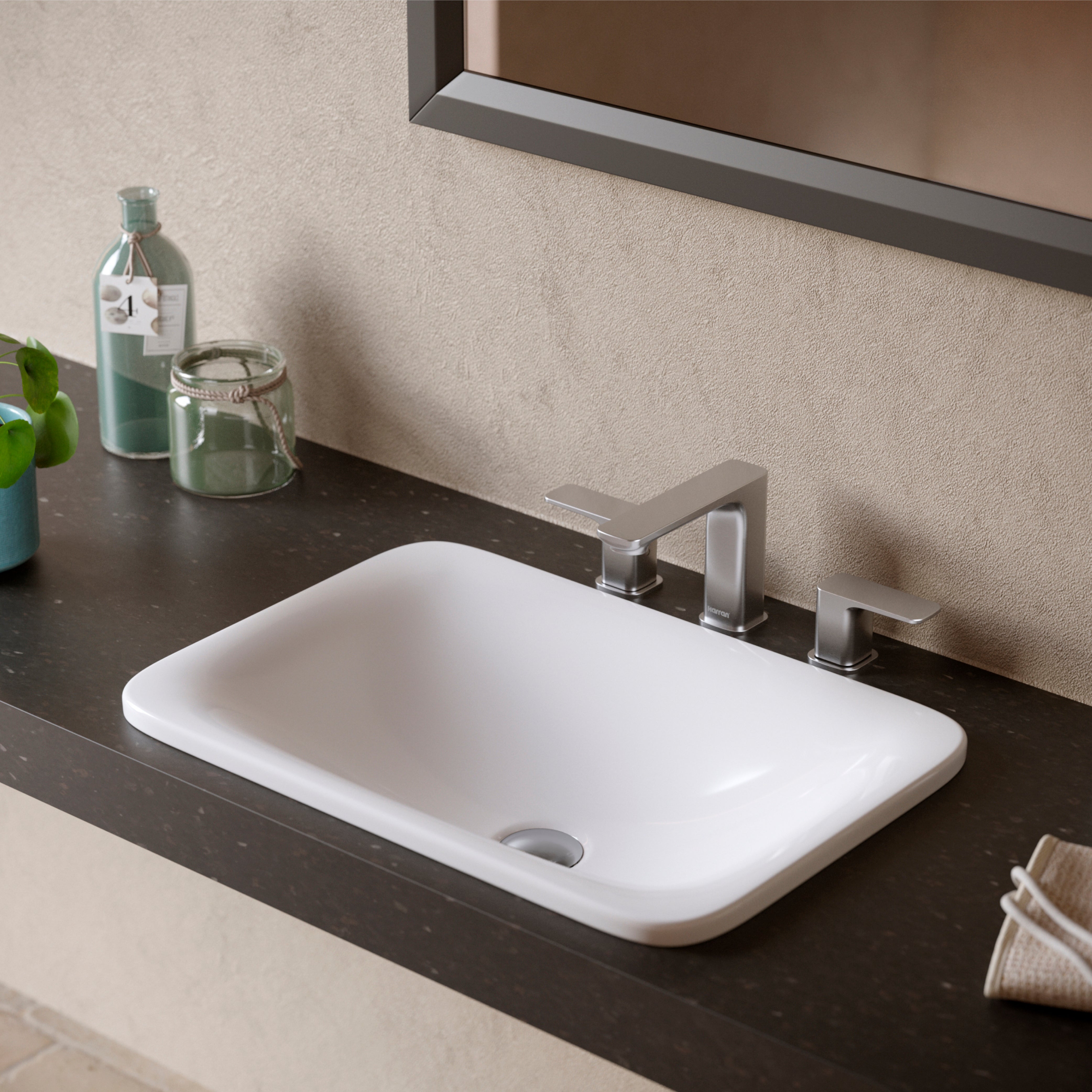 Alternate Image for Karran Venda 1.2 GPM Double Lever Handle Lead-free Brass ADA Bathroom Faucet, Widespread, Stainless Steel, KBF514SS