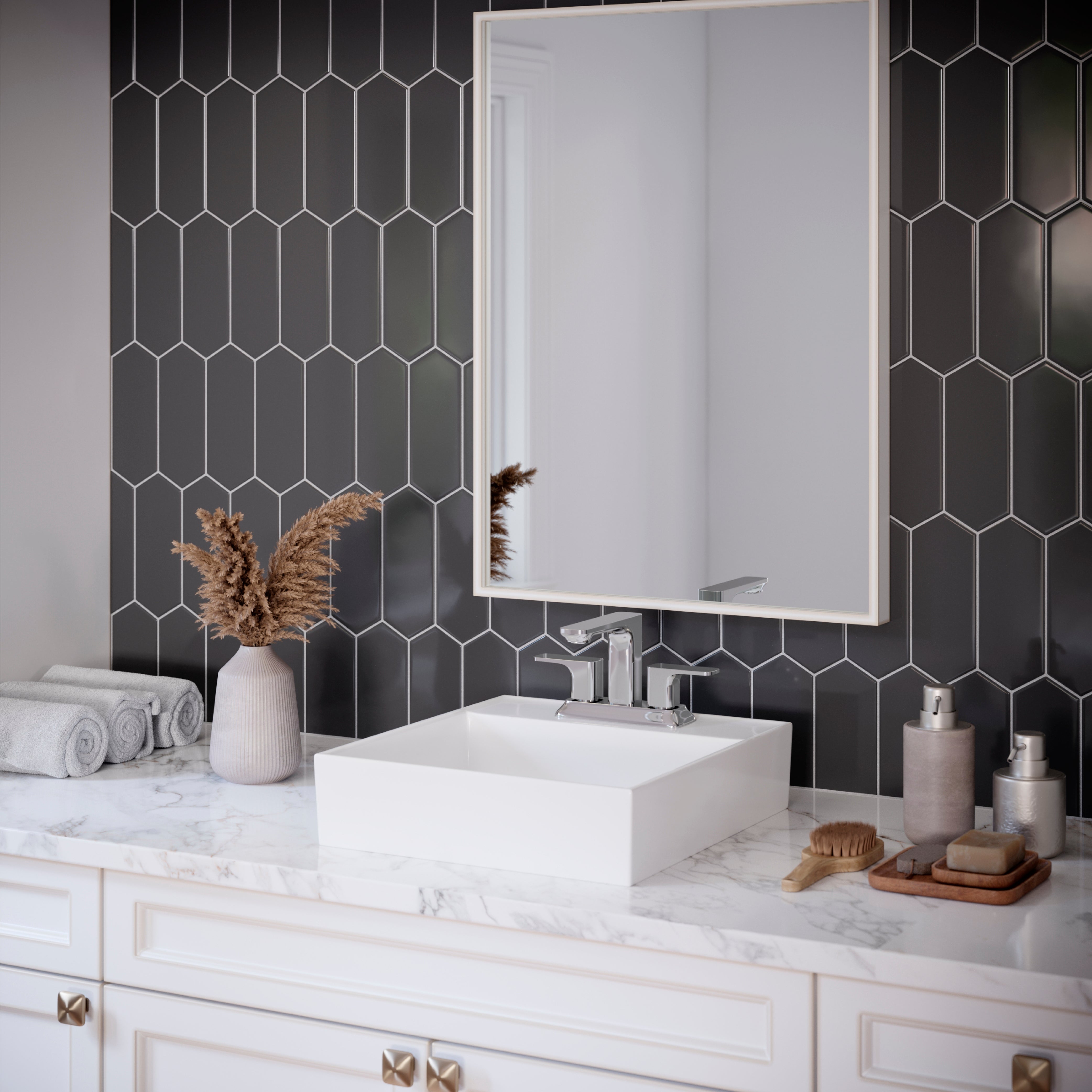 Alternate Image for Karran Venda 1.2 GPM Double Lever Handle Lead-free Brass ADA Bathroom Faucet, Centerset, Chrome, KBF516C