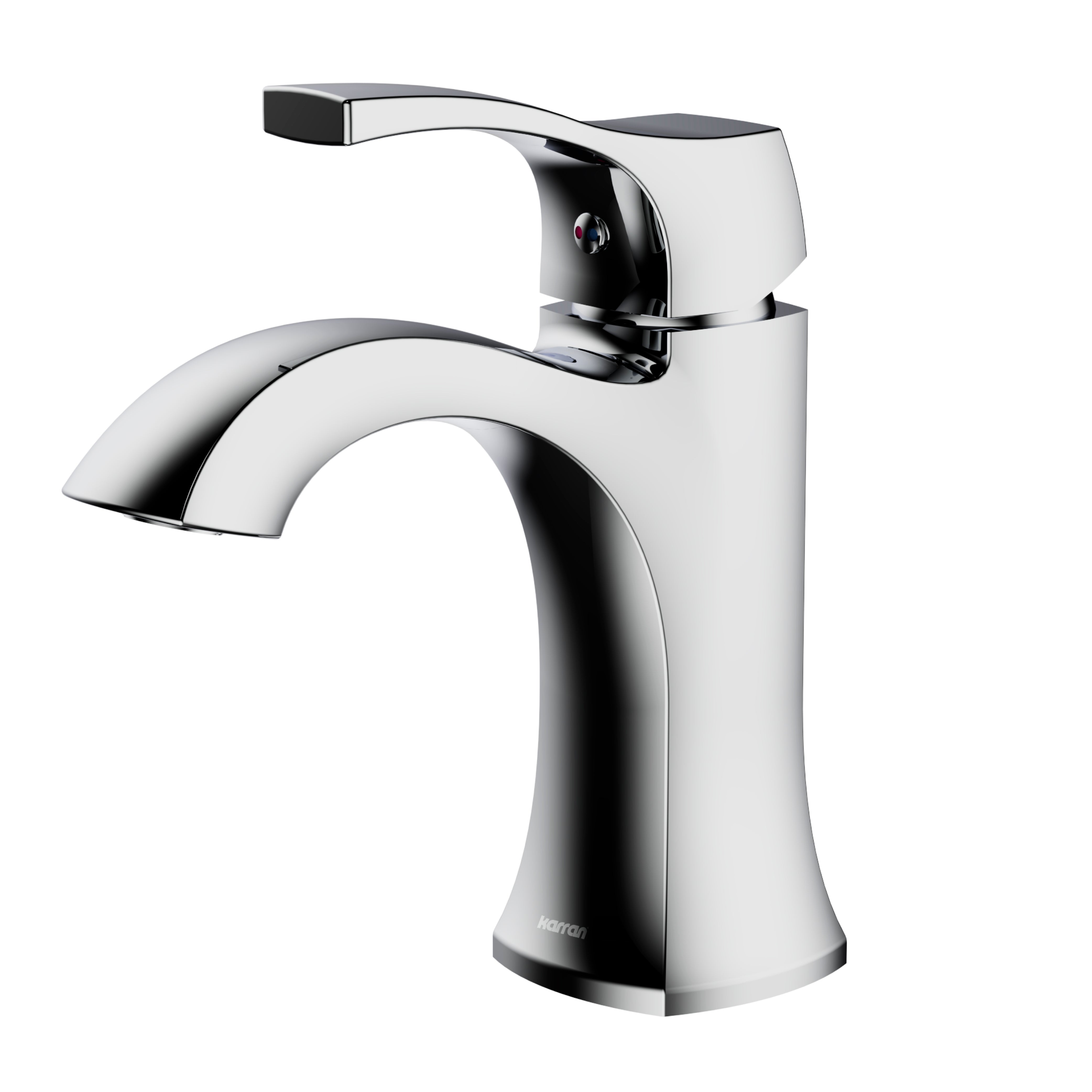 Karran Randburg 1.2 GPM Single Lever Handle Lead-free Brass ADA Bathroom Faucet, Basin, Chrome, KBF520C