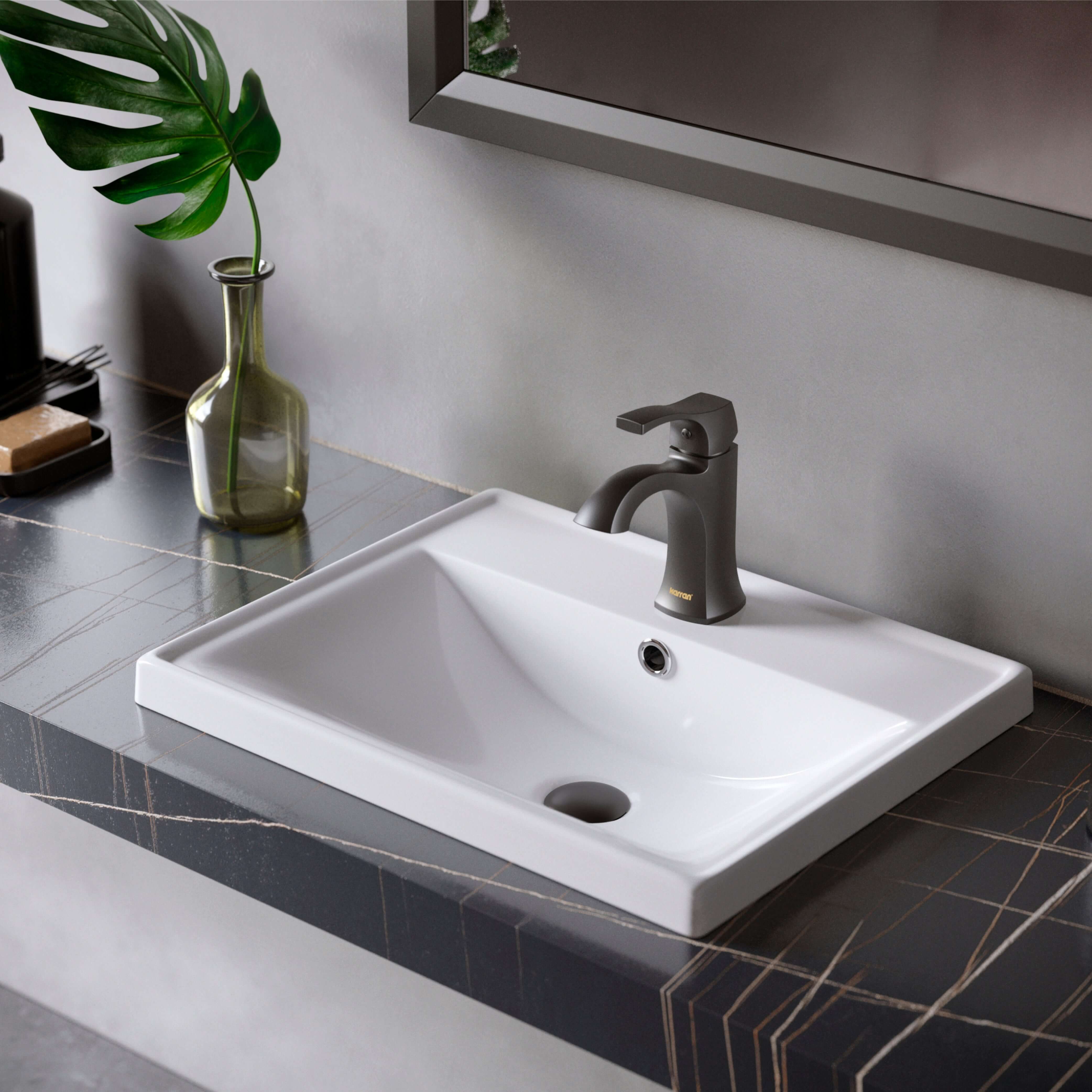 Alternate Image for Karran Randburg 1.2 GPM Single Lever Handle Lead-free Brass ADA Bathroom Faucet, Basin, Matte Black, KBF520MB