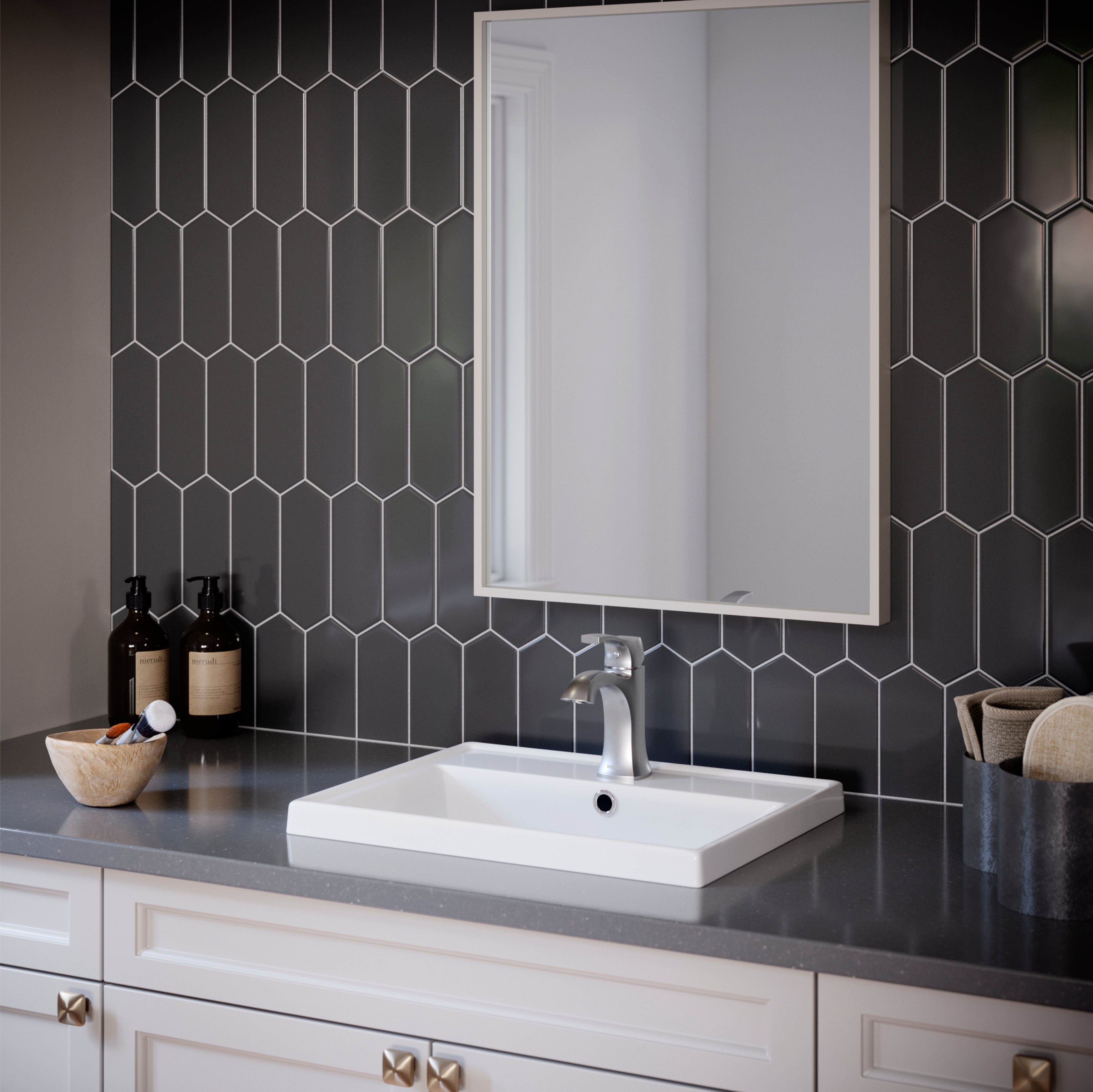 Alternate Image for Karran Randburg 1.2 GPM Single Lever Handle Lead-free Brass ADA Bathroom Faucet, Basin, Stainless Steel, KBF520SS