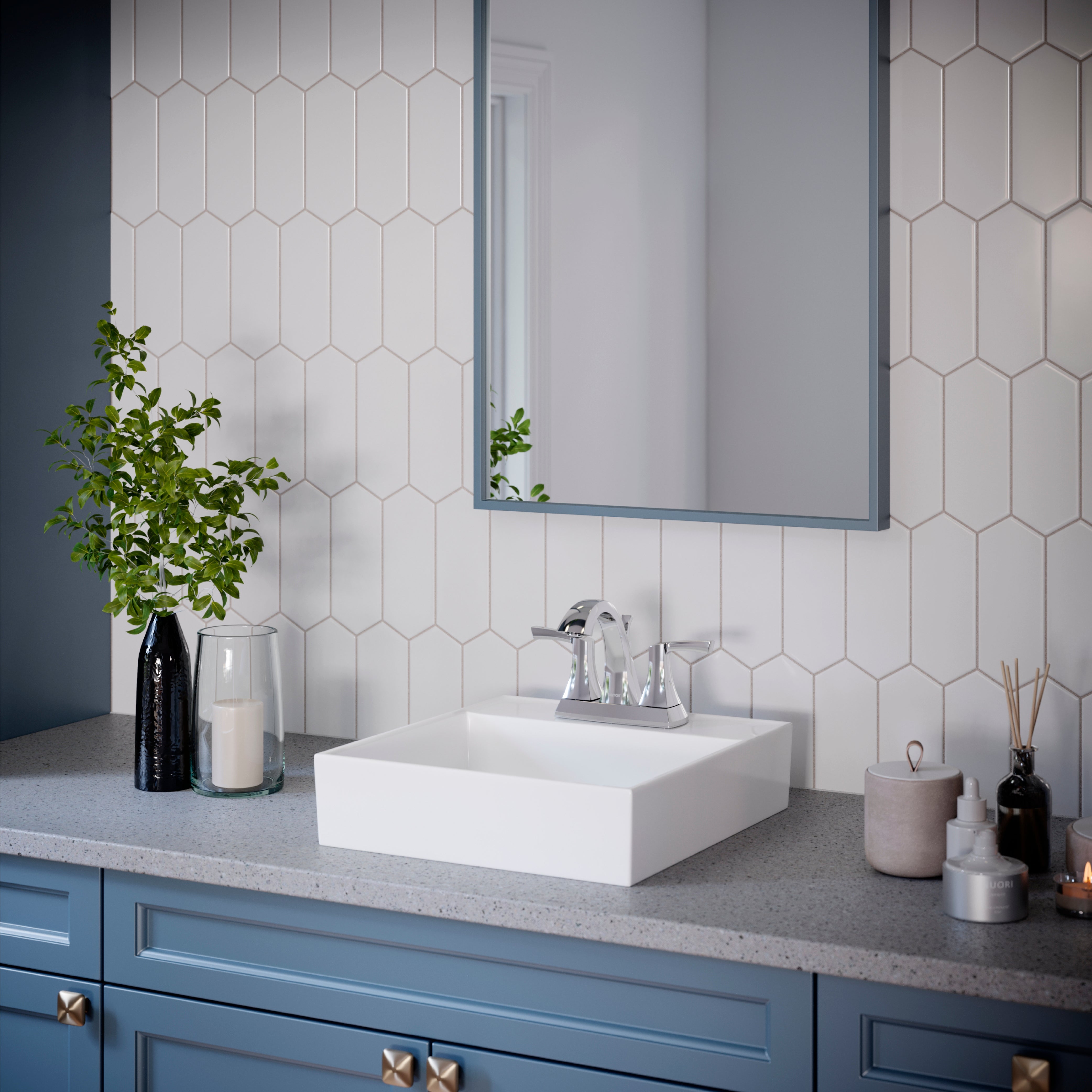 Alternate Image for Karran Randburg 1.2 GPM Double Lever Handle Lead-free Brass ADA Bathroom Faucet, Centerset, Chrome, KBF526C