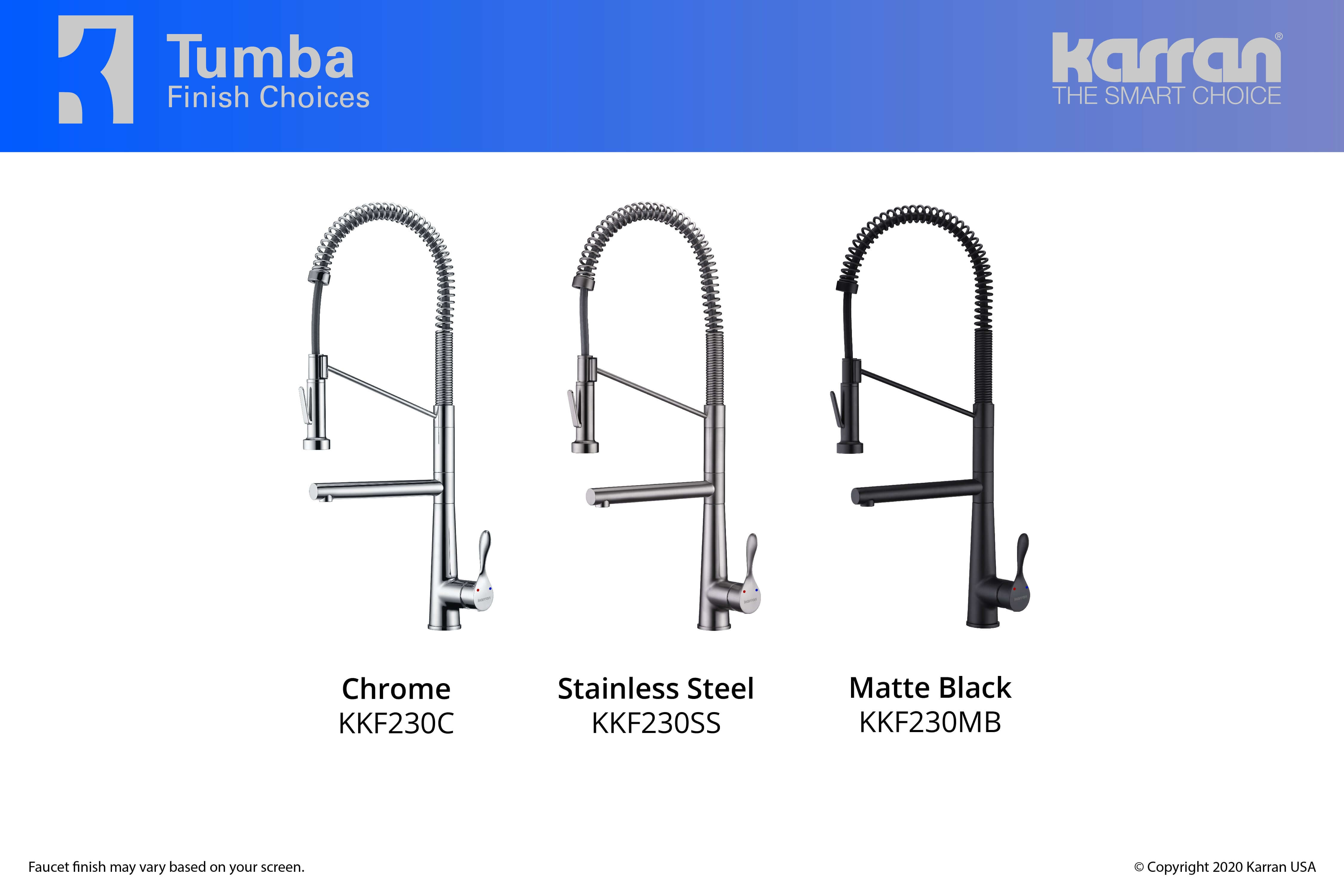 Alternate Image for Karran Tumba Single Lever Handle Lead-free Brass ADA Kitchen Faucet, Pull Down, Stainless Steel, KKF230SS