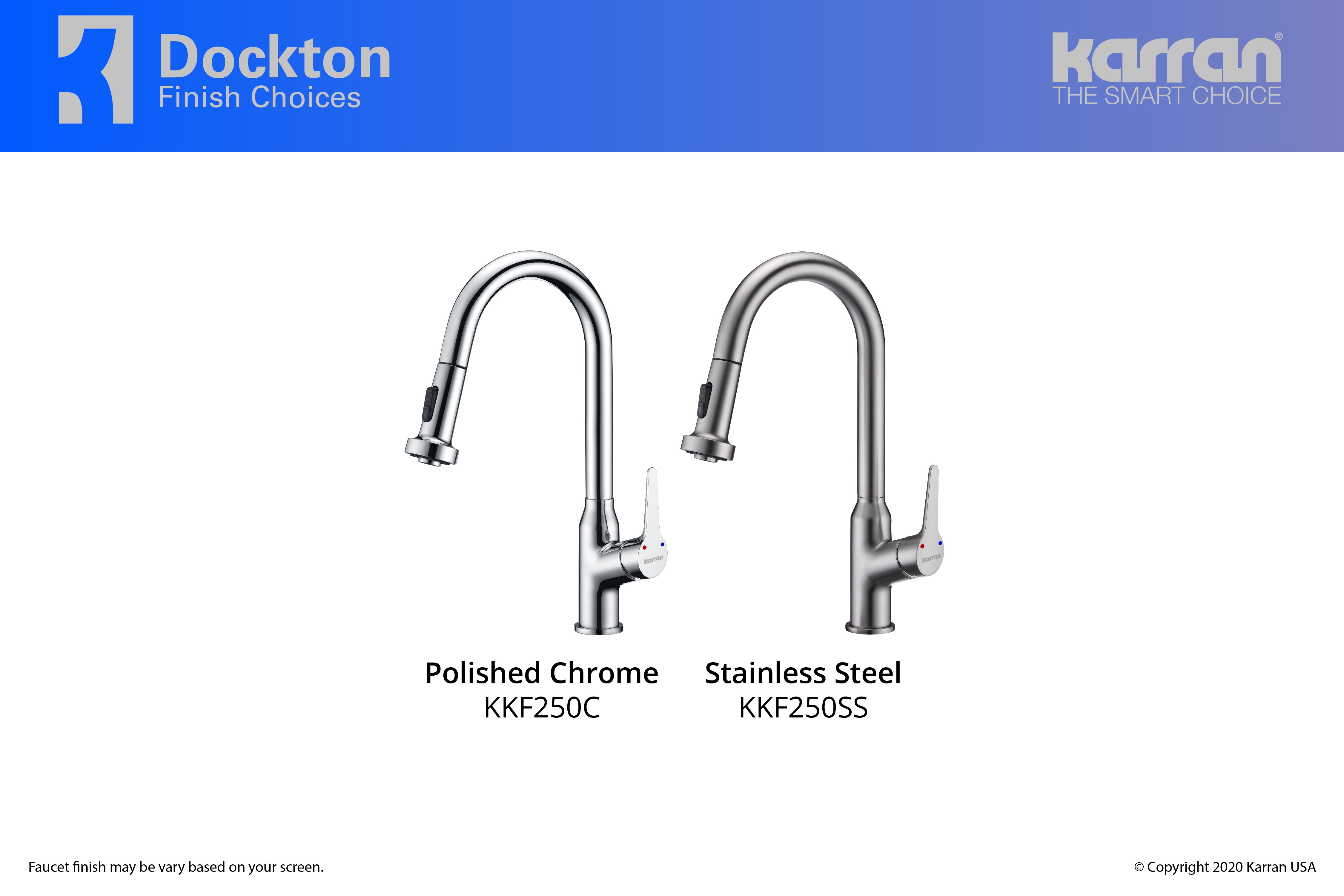 Alternate Image for Karran Dockton Single Lever Handle Lead-free Brass ADA Kitchen Faucet, Pull Down, Stainless Steel, KKF250SS