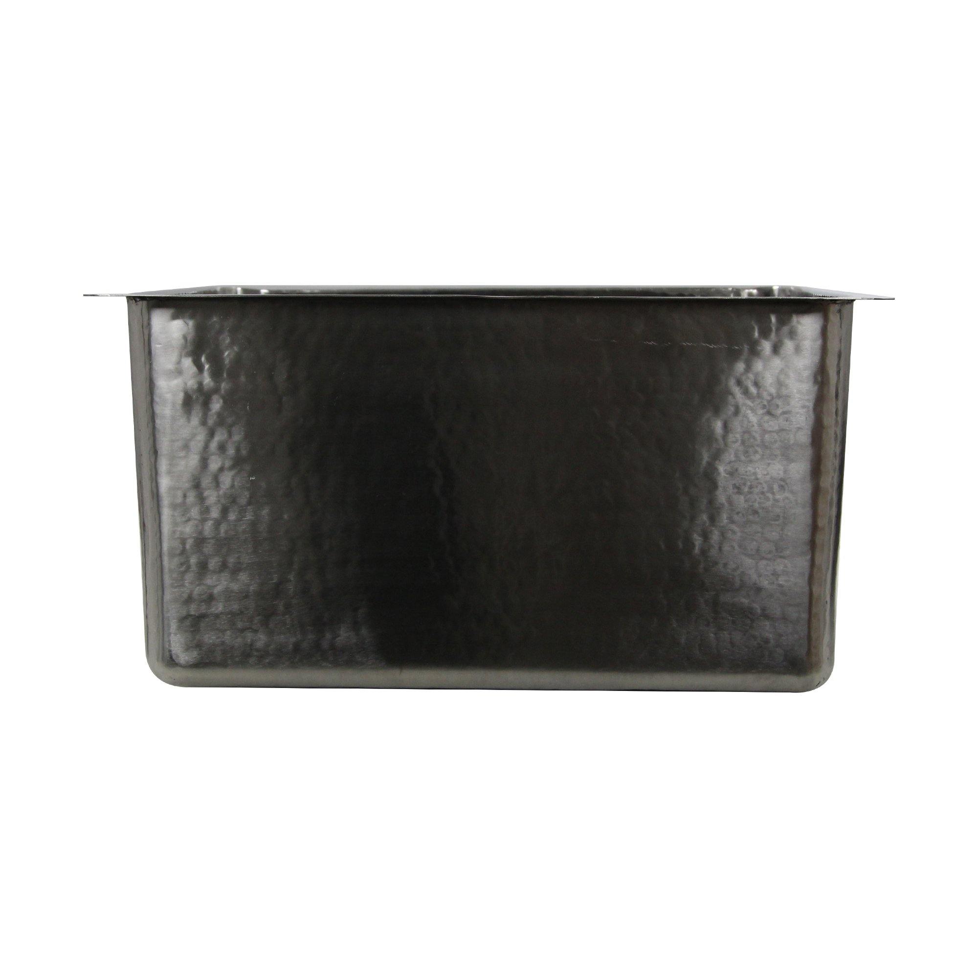 Alternate Image for Nantucket Sinks Brightwork Home 23" Undermount Stainless Steel Kitchen Sink, 16 Gauge, KSSH2318-12