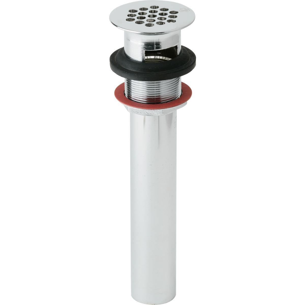 Elkay LK174 1-1/2" Drain Fitting Chrome Plated Brass with Perforated Grid and Tailpiece - The Sink Boutique