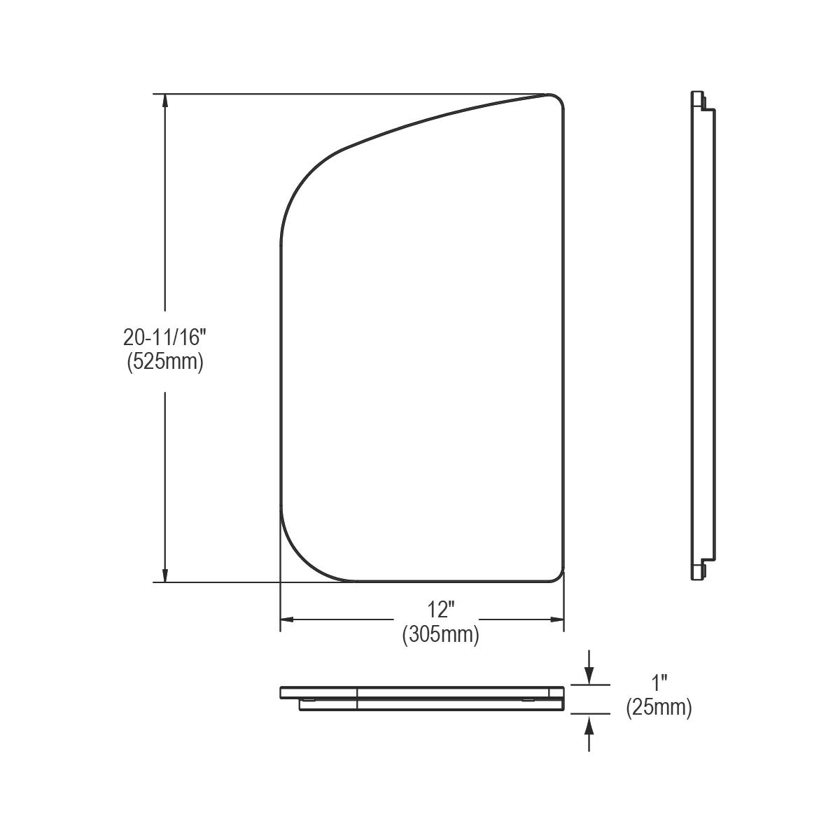 Alternate Image for Elkay LKCB1520LUHW Hardwood 12" x 20-11/16" x 1" Cutting Board (Undermount installation)
