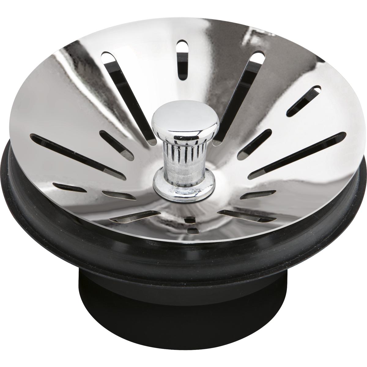 Elkay LKDS99 3-1/2" Disposal Stopper / Strainer for use with, InSinkErator Disposal Chrome Polished Stainless Steel - The Sink Boutique