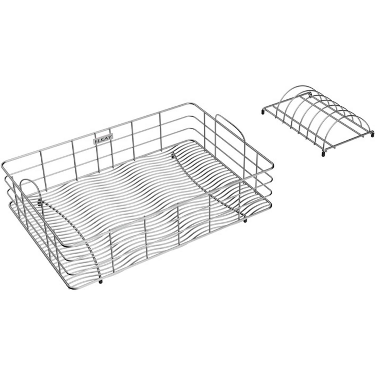 Hopeful Enterprises Extra Large Metal Wire Dish Rack with Drain Board