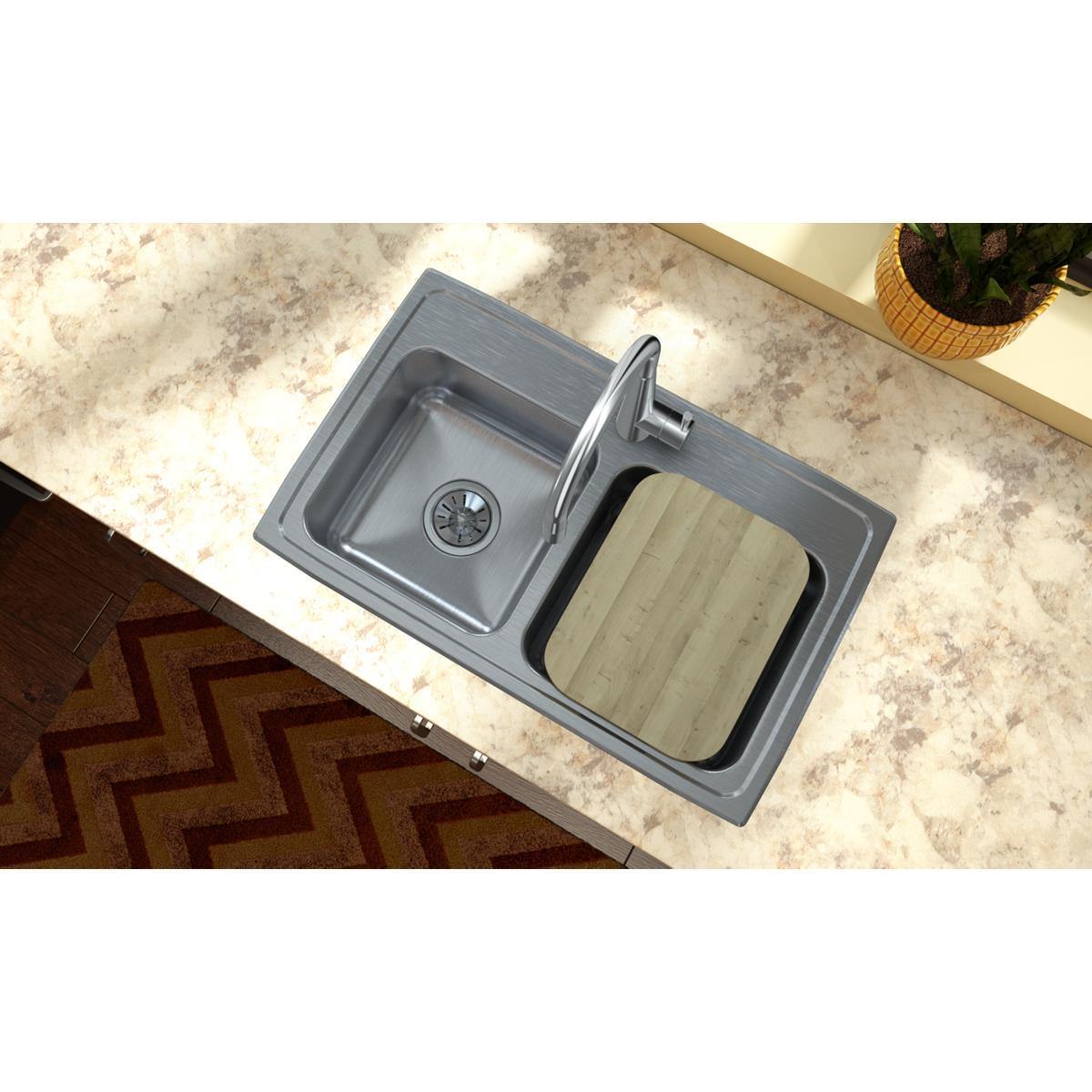 Elkay CB912 Hardwood 12-7/8" x 10-1/8" x 1" Cutting Board