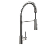 BOCCHI Livenza 1.75 GPM Brass Kitchen Faucet, Goose Neck, Stainless Steel, 2020 0001 SS