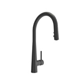 BOCCHI Lugano 1.75 GPM Brass Kitchen Faucet, Modern, Matte Black, 2025 0001 MB