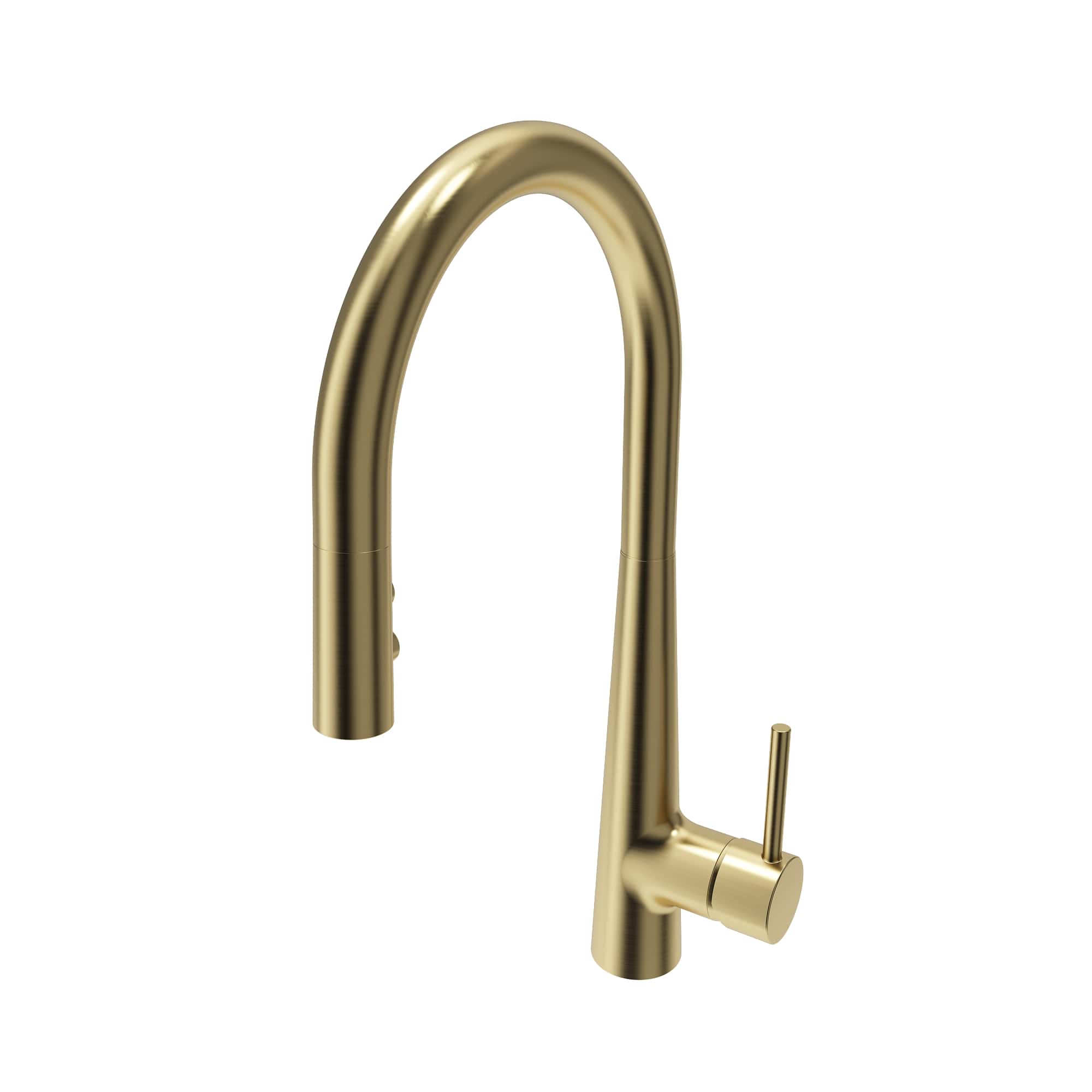 Alternate Image for BOCCHI Lugano 1.75 GPM Brass Kitchen Faucet, Modern, Brushed Gold, 2025 0001 BG