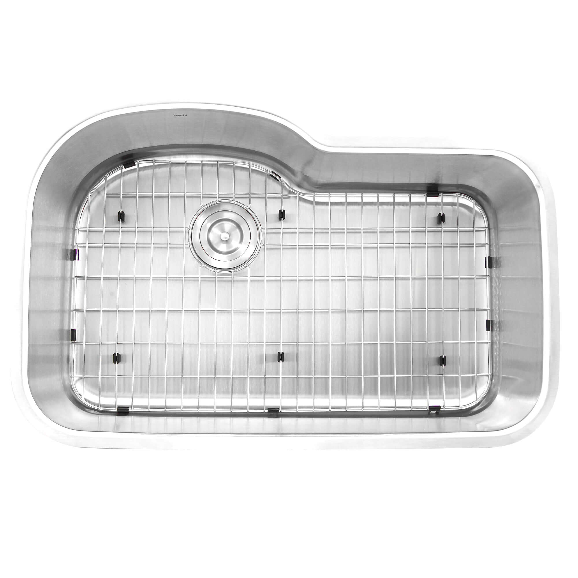 Alternate Image for Nantucket Sinks Sconset 32" Stainless Steel Kitchen Sink, 16 Gauge, MOBYXL-16