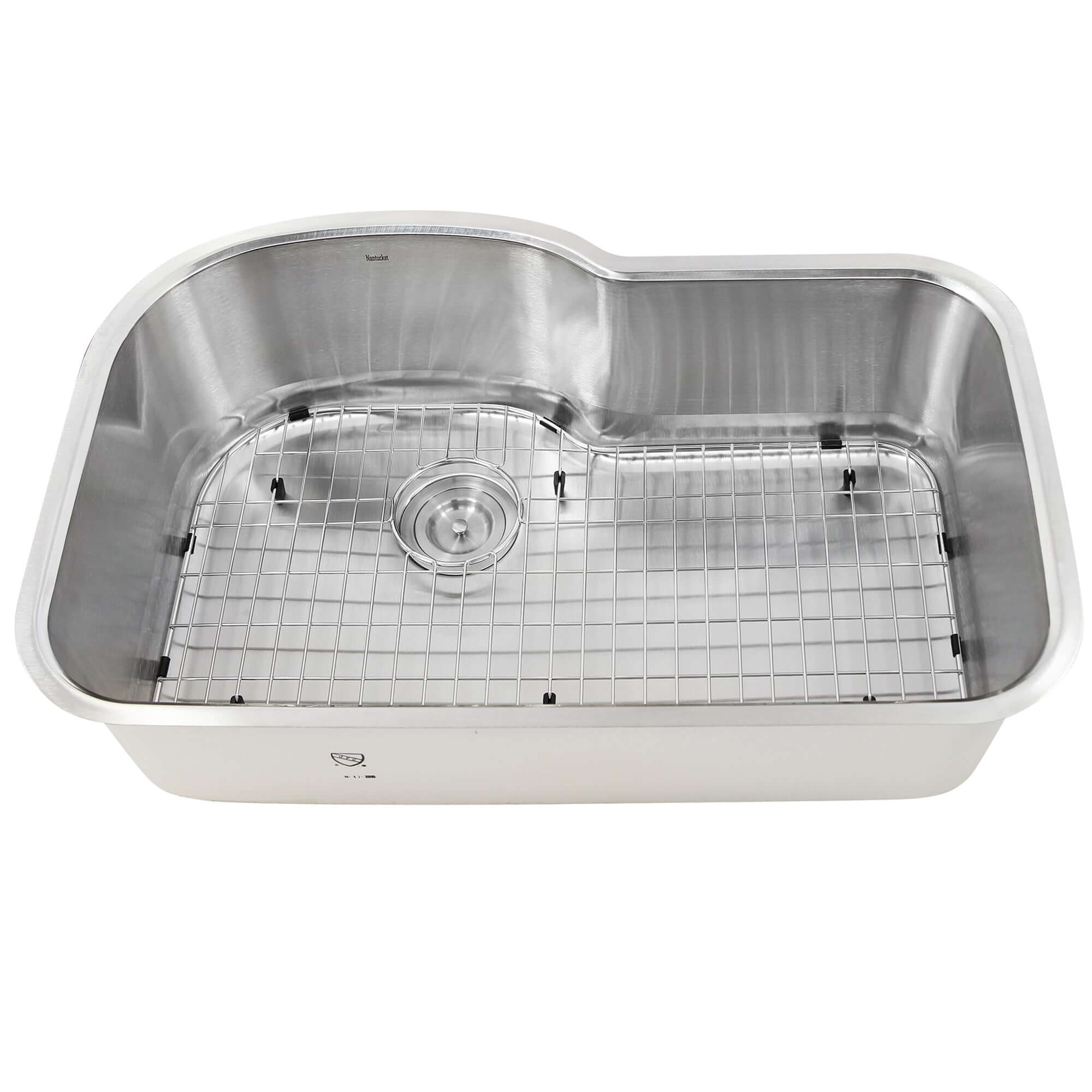 Alternate Image for Nantucket Sinks Sconset 32" Stainless Steel Kitchen Sink, 16 Gauge, MOBYXL-16