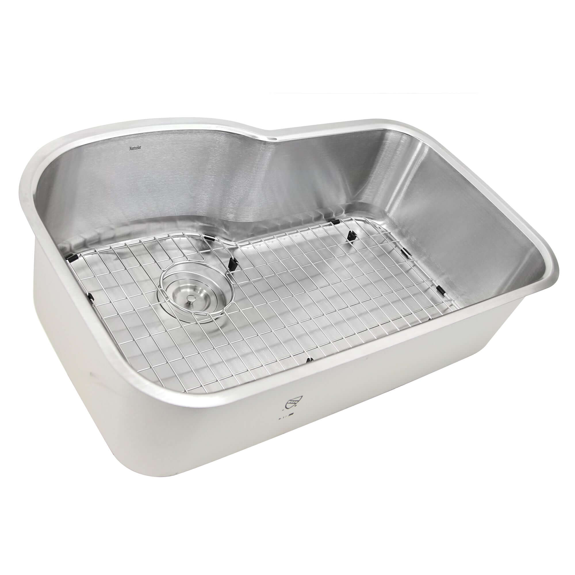 Alternate Image for Nantucket Sinks Sconset 32" Stainless Steel Kitchen Sink, 16 Gauge, MOBYXL-16