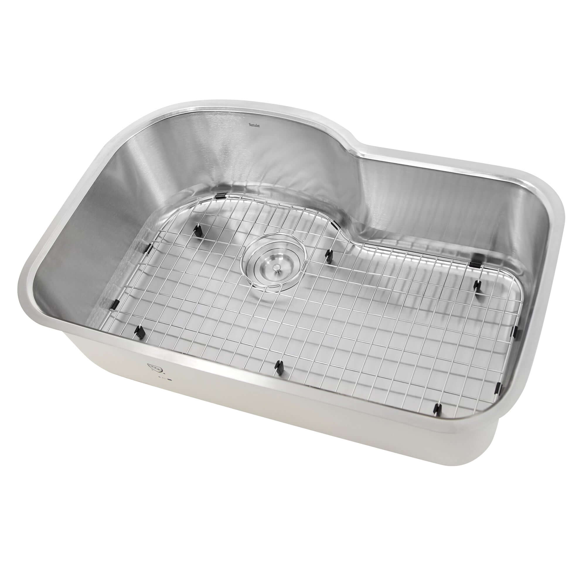 Alternate Image for Nantucket Sinks Sconset 32" Stainless Steel Kitchen Sink, 16 Gauge, MOBYXL-16