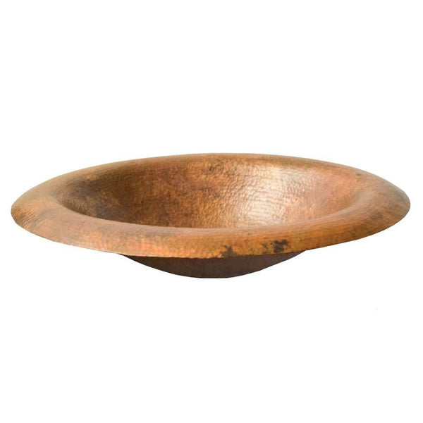 Native Trails Maestro 18 Oval Copper Bathroom Sink Tempered Copper