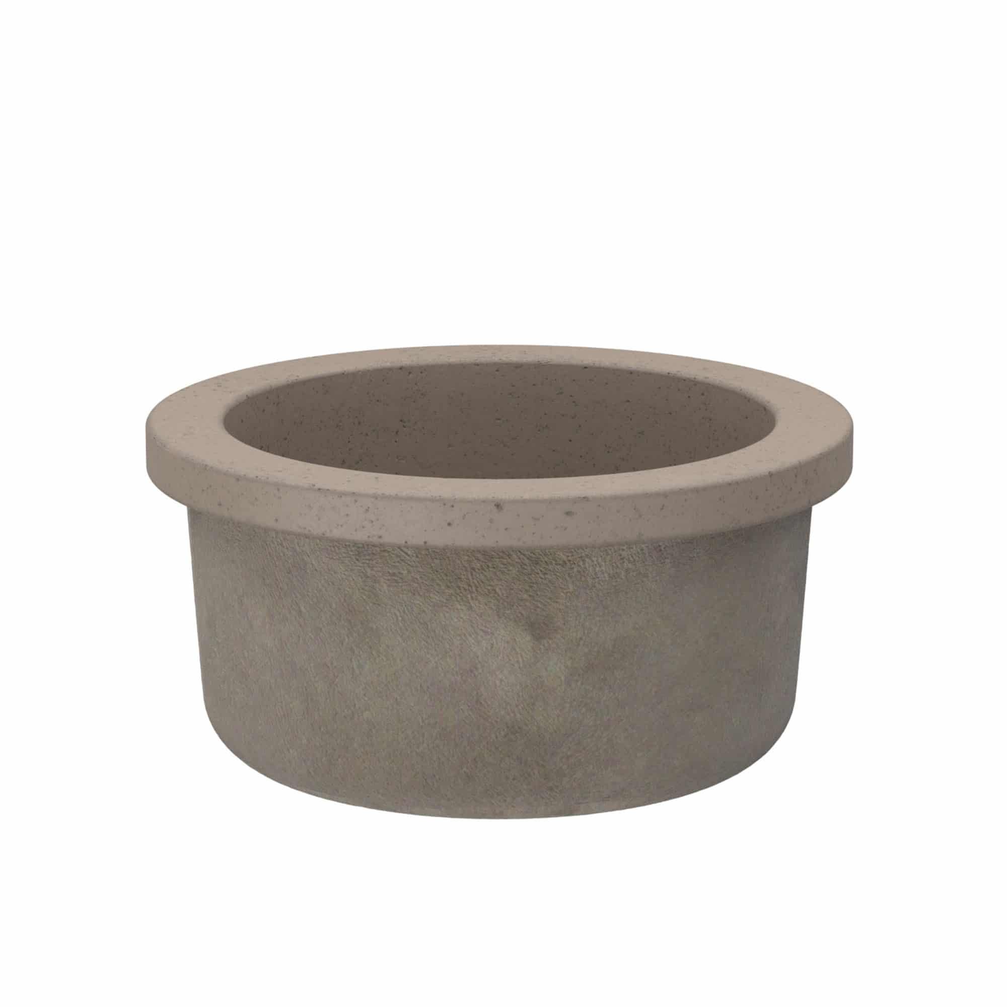 Alternate Image for Native Trails Malibu 14" NativeStone Concrete Bar/Prep Sink, Earth, NSB1407-E