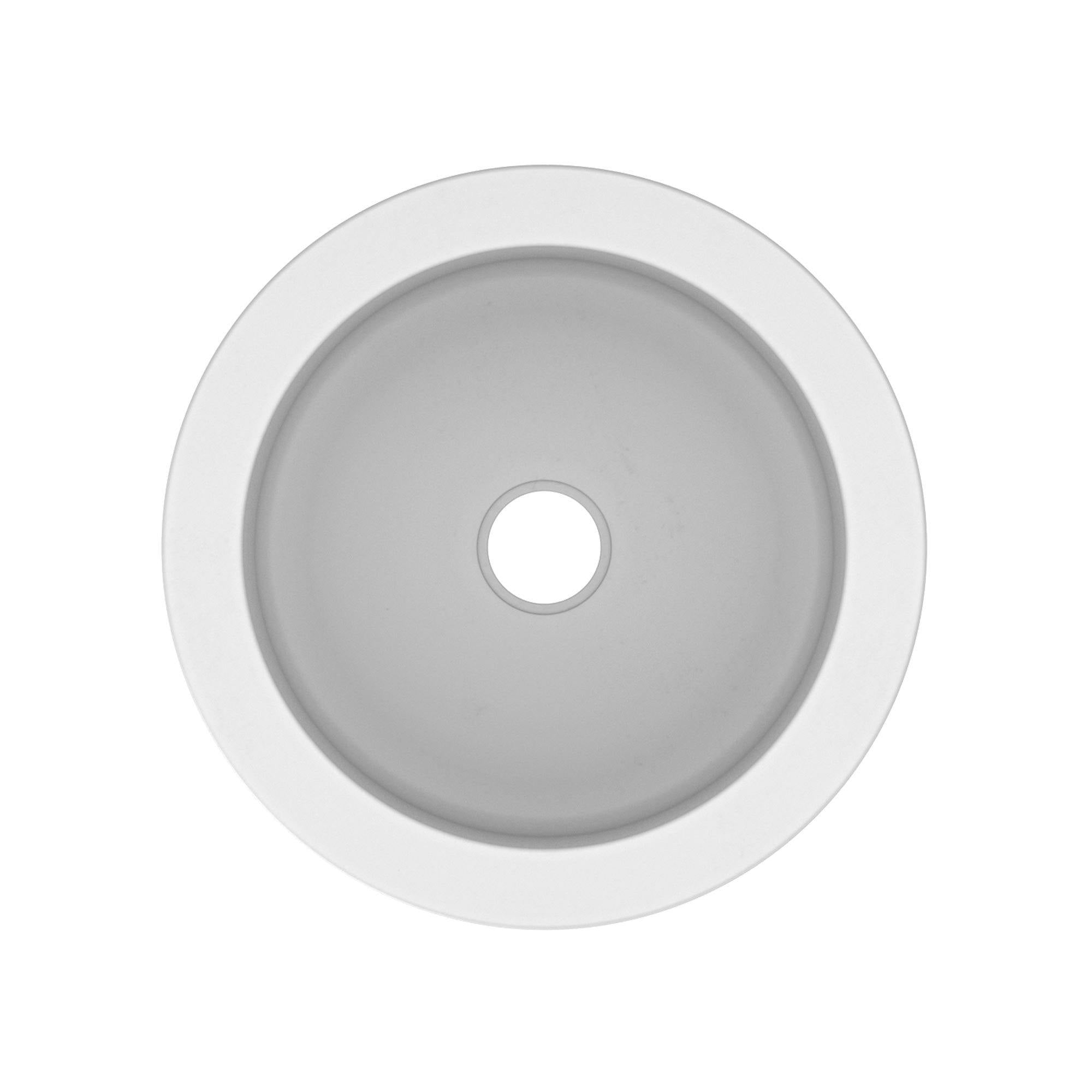 Alternate Image for Native Trails Malibu 14" NativeStone Concrete Bar/Prep Sink, Pearl, NSB1407-P