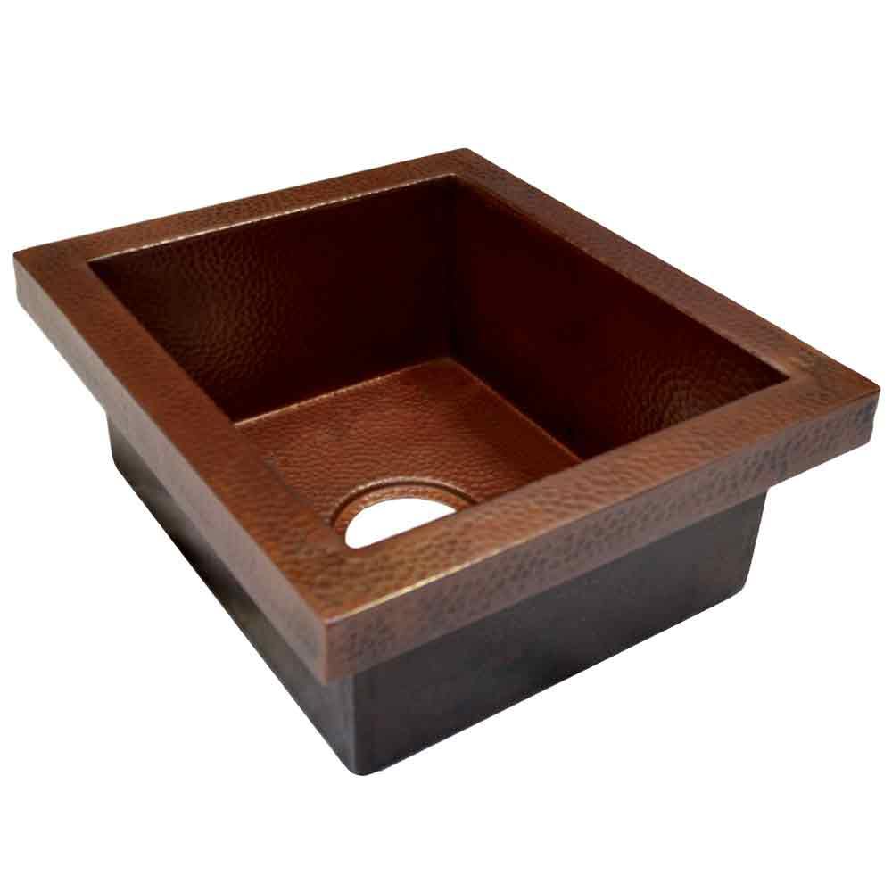Native Trails Manhattan 17" Copper Bar/Prep Sink, Antique Copper, CPS232