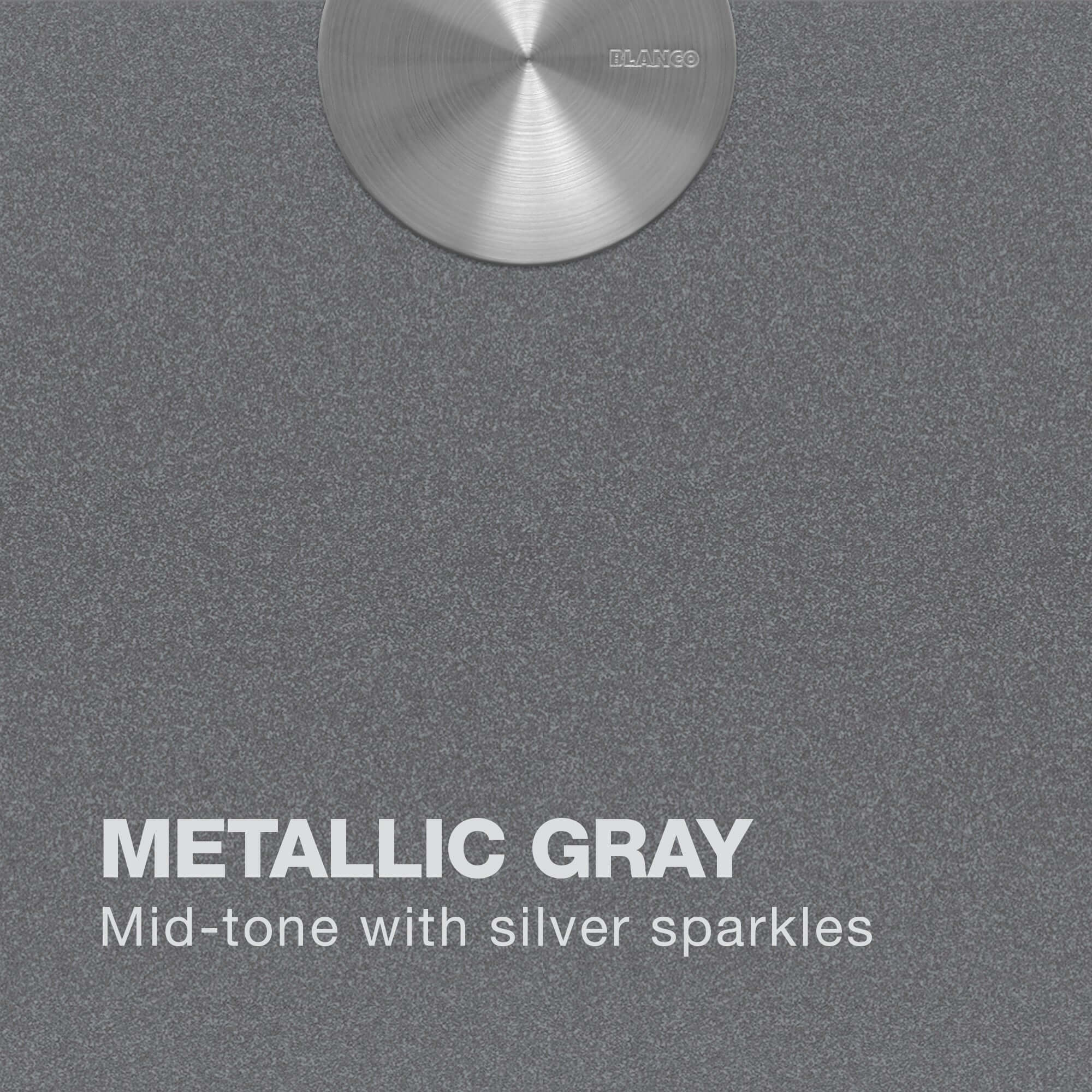 Alternate Image for Blanco Ikon 27" Granite Composite Farmhouse Sink, Silgranit, Metallic Gray, 402314