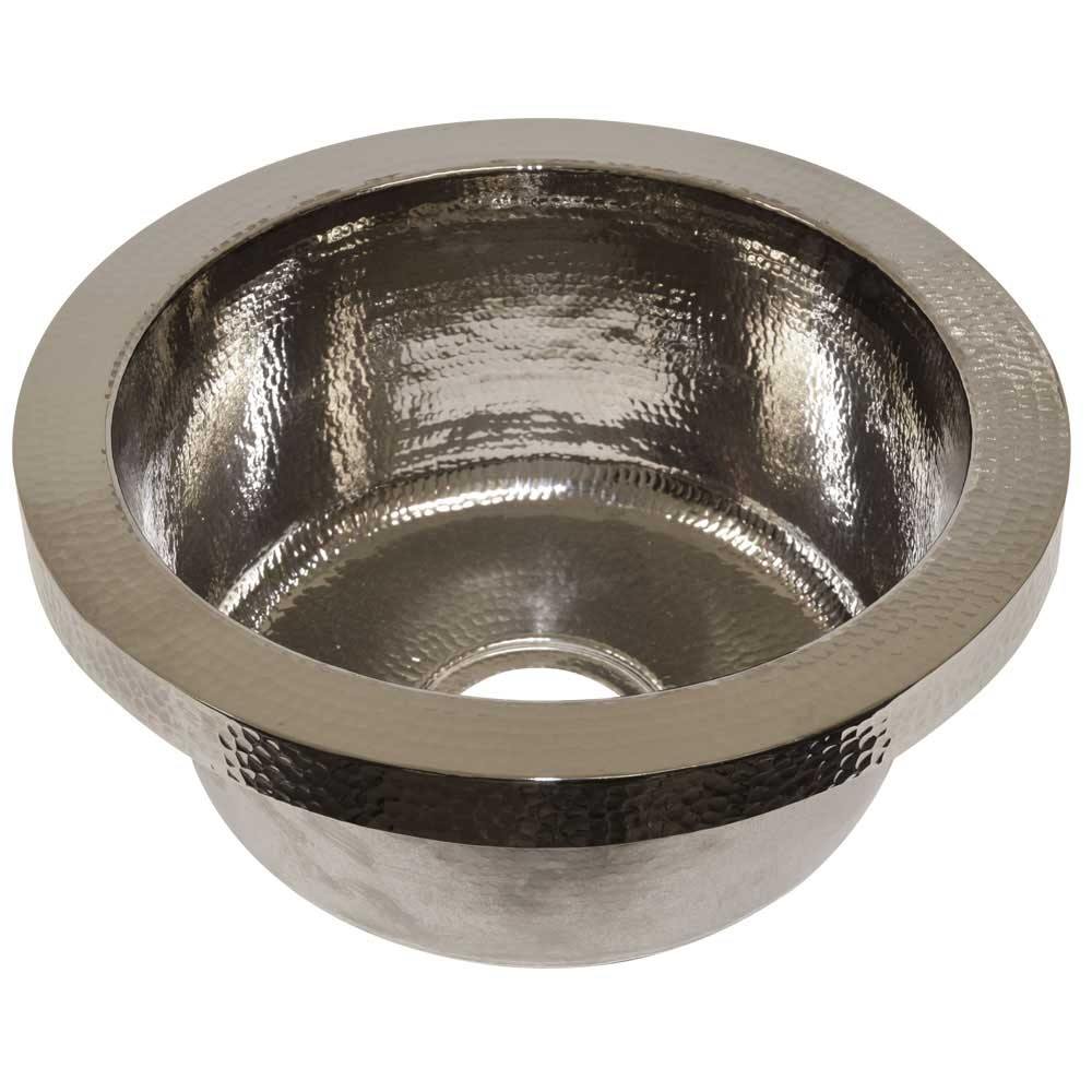 Native Trails Mojito 16" Nickel Bar/Prep Sink, Polished Nickel, CPS816