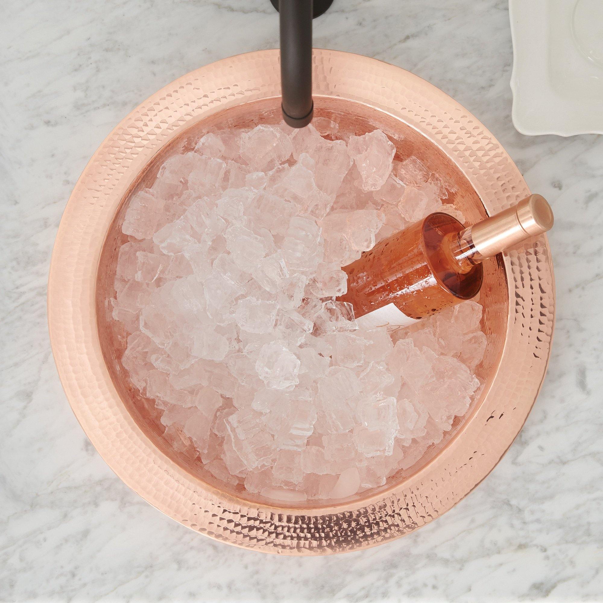 Native Trails Mojito 16" Copper Bar/Prep Sink, Polished Copper, CPS416