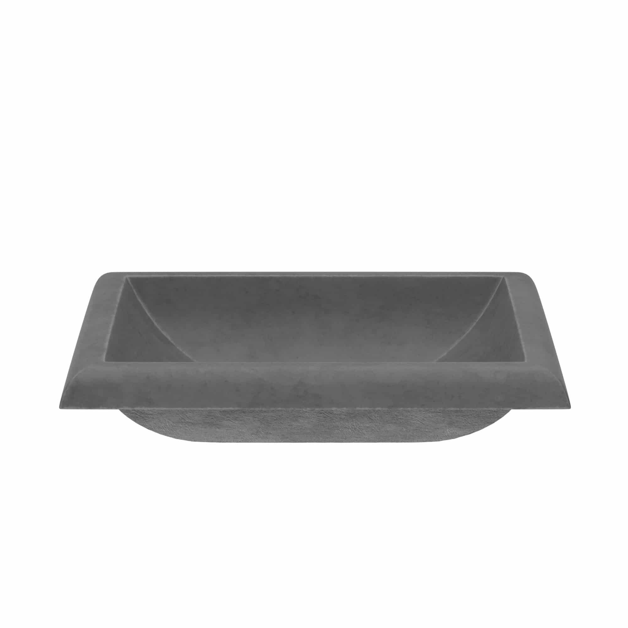 Alternate Image for Native Trails Montecito 22" Rectangle NativeStone Concrete Bathroom Sink, Slate, NSL2216-S