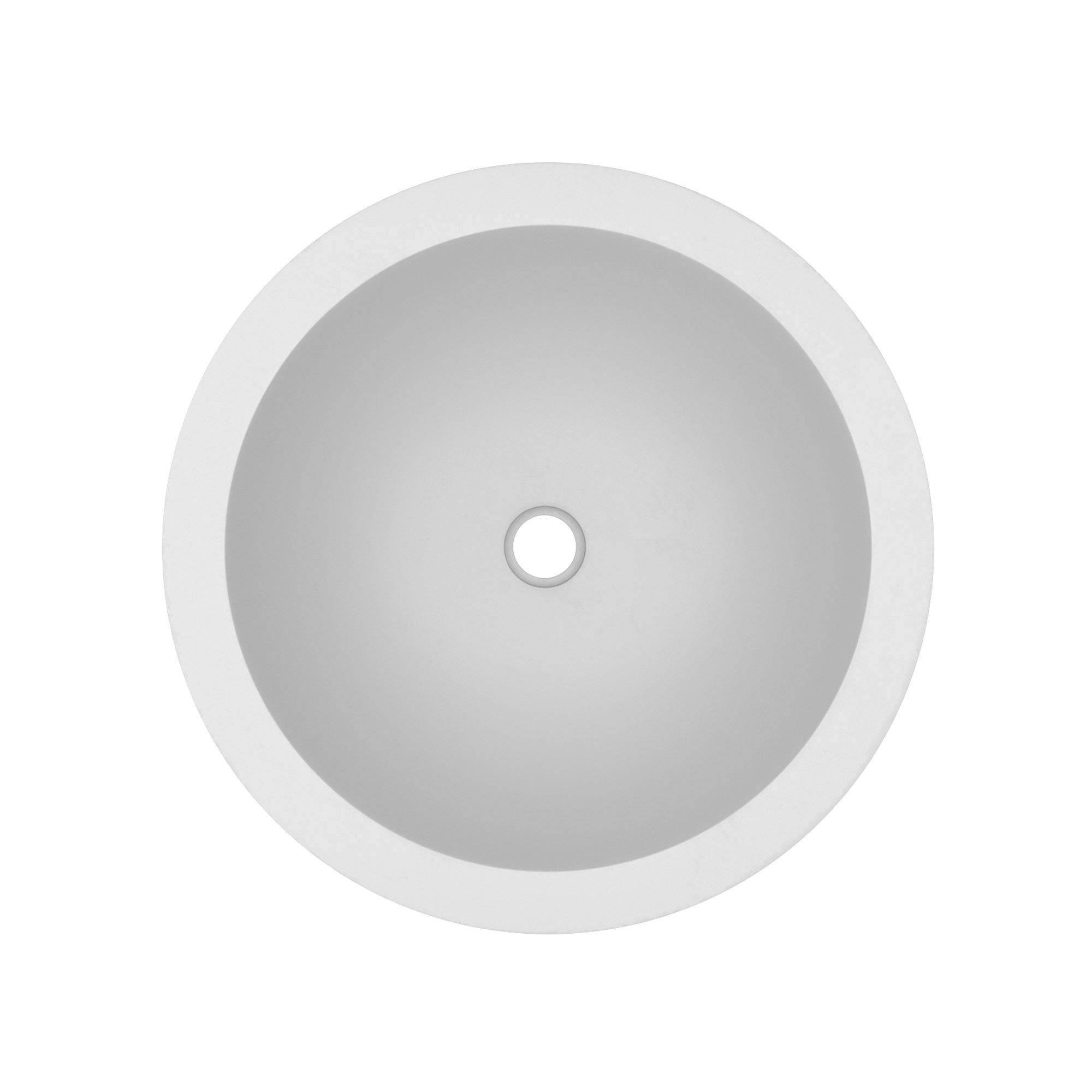 Alternate Image for Native Trails Morro 17" Round NativeStone Concrete Bathroom Sink, Pearl, NSL1705-P