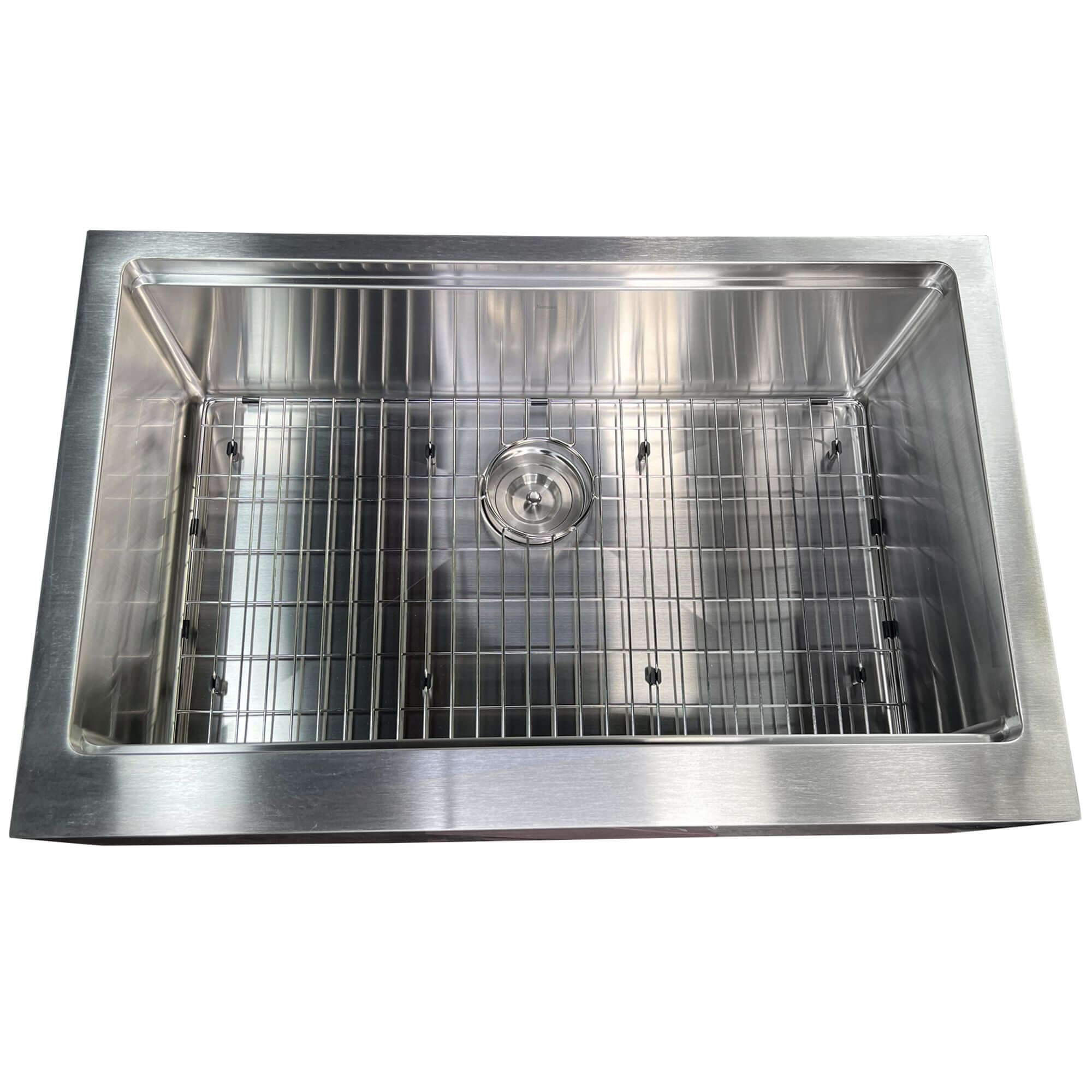 Alternate Image for Nantucket Sinks Pro Series 33" 304 Stainless Steel Workstation Farmhouse Sink with Accessories, 16 Gauge, AP-PS-3221-16