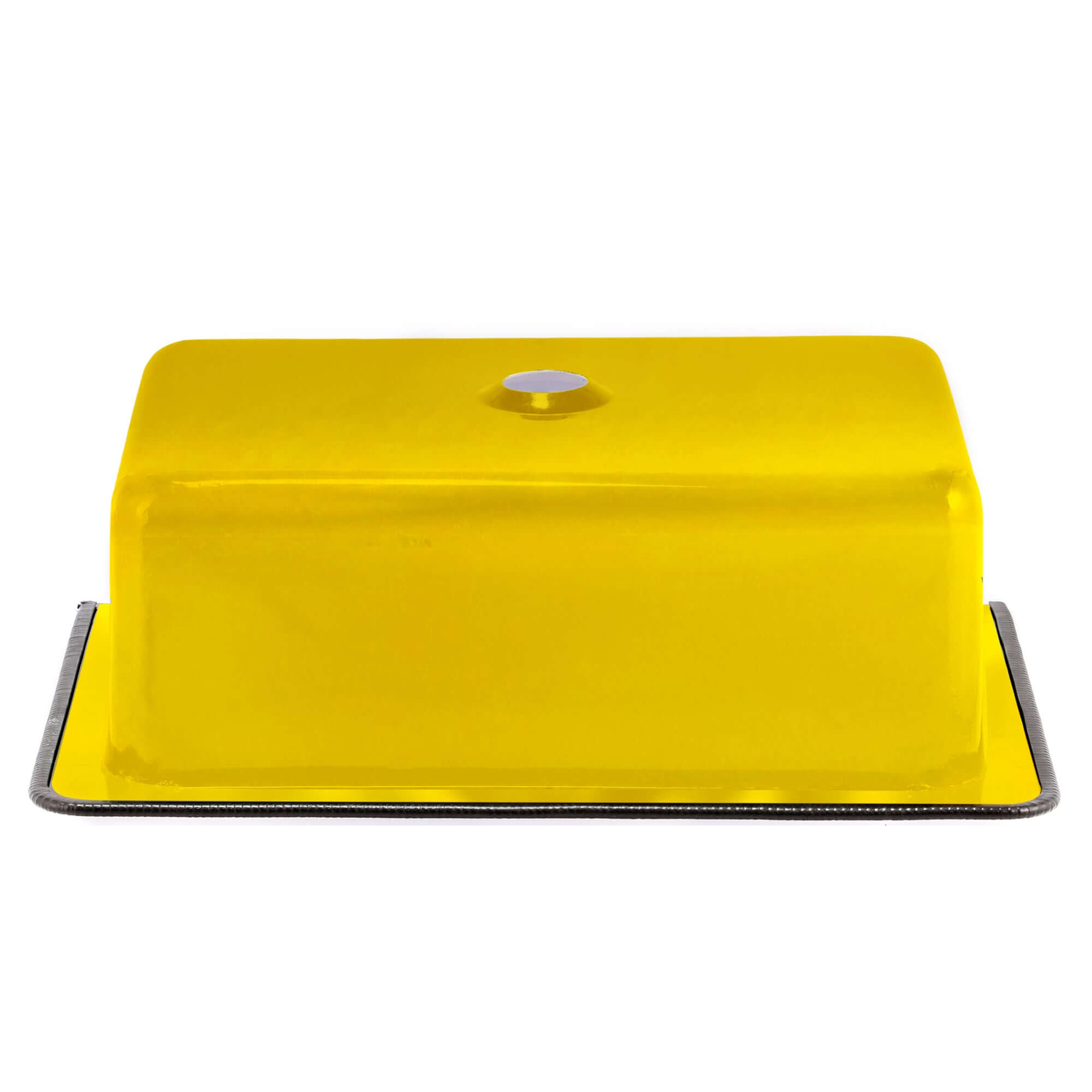 Alternate Image for Nantucket Sinks Anchor 20" Wallmount Iron Utility Sink with Accessories, Yellow/White, NS-ACBS20-YLWW