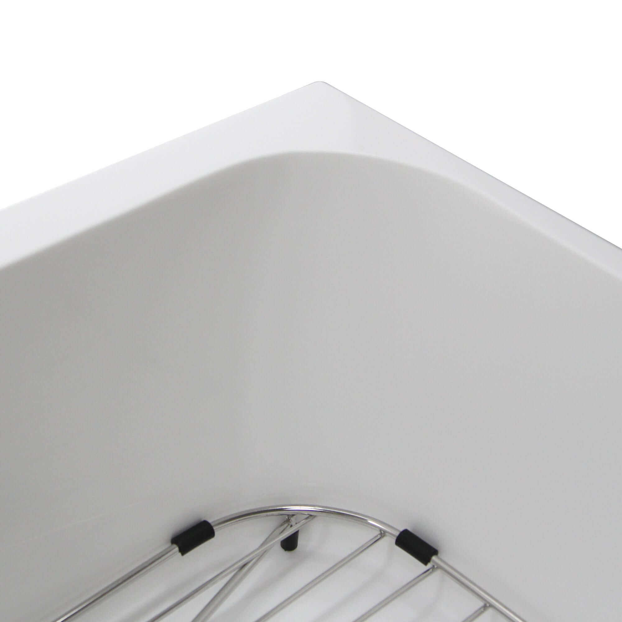 Alternate Image for Nantucket Sinks Glacierstone 31" Retrofit Farmhouse Sink, White, NS-GSEZA32S