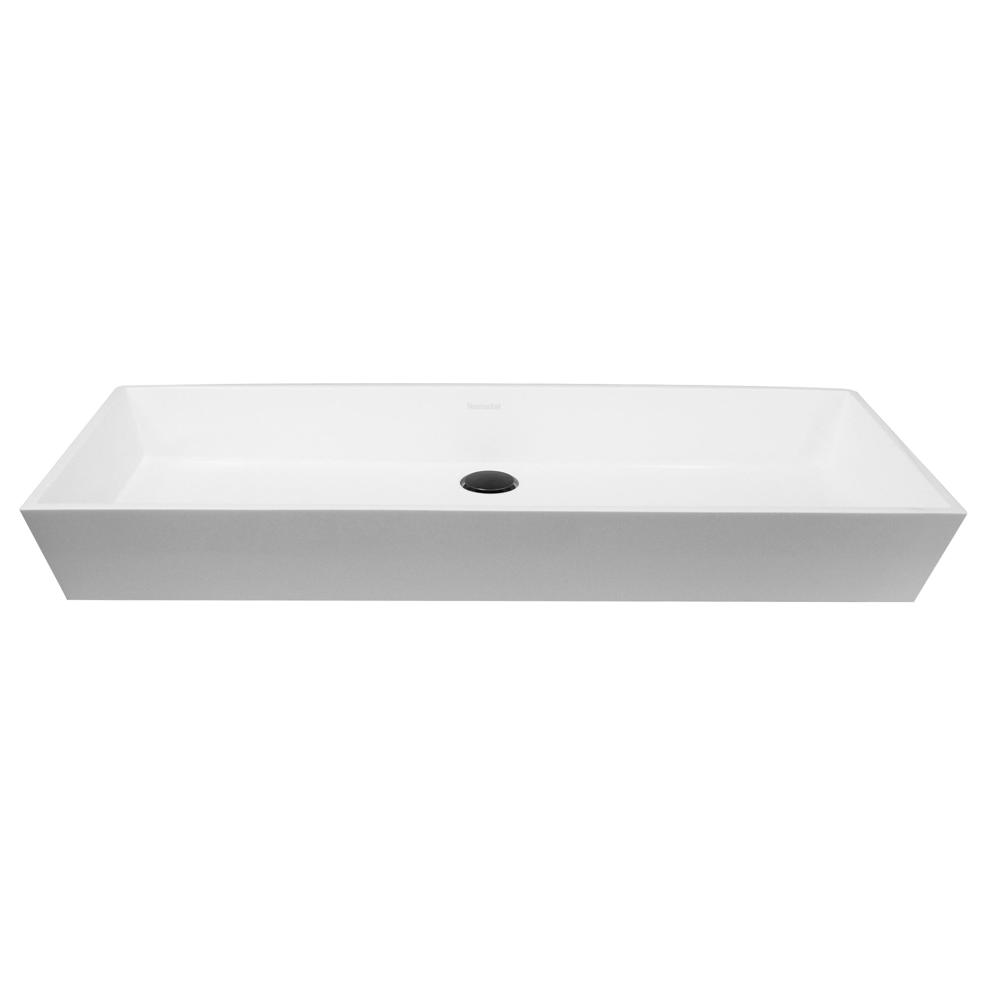 Alternate Image for Nantucket Sinks Glacierstone 36" Bathroom Sink, White, NS-GSTR36