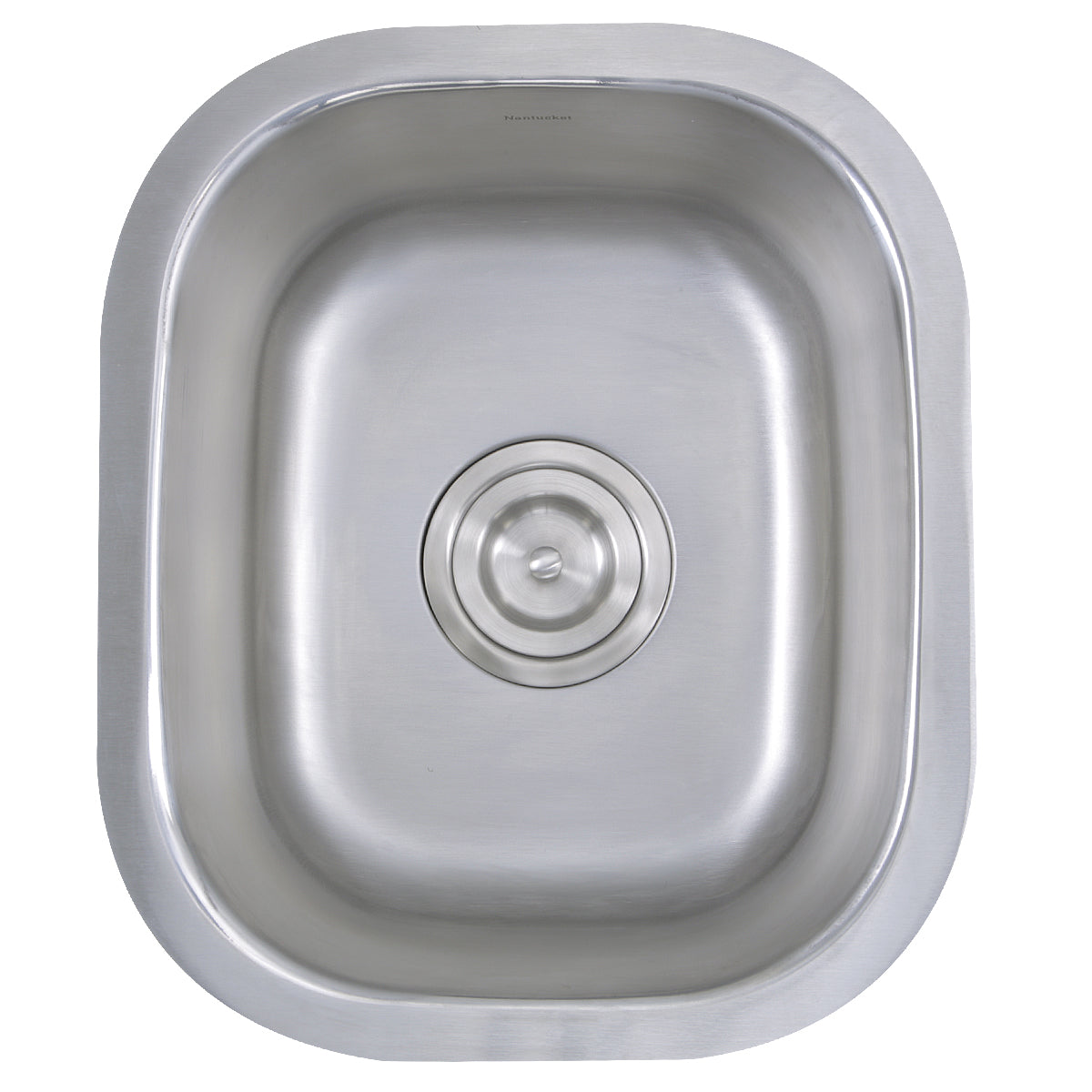 Nantucket Sinks Quidnet 15" Rectangle 304 Stainless Steel Bar/Prep Sink with Accessories, NS1512
