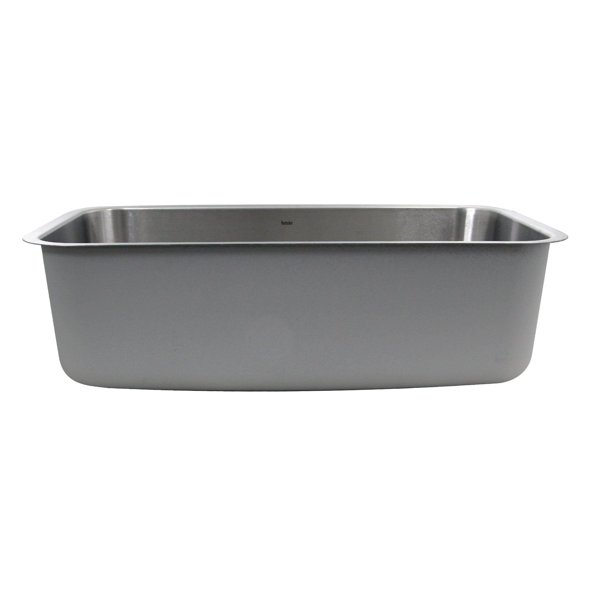 Alternate Image for Nantucket Sinks Sconset 30" Undermount 304 Stainless Steel Kitchen Sink with Accessories, 16 Gauge, NS3018-10-16