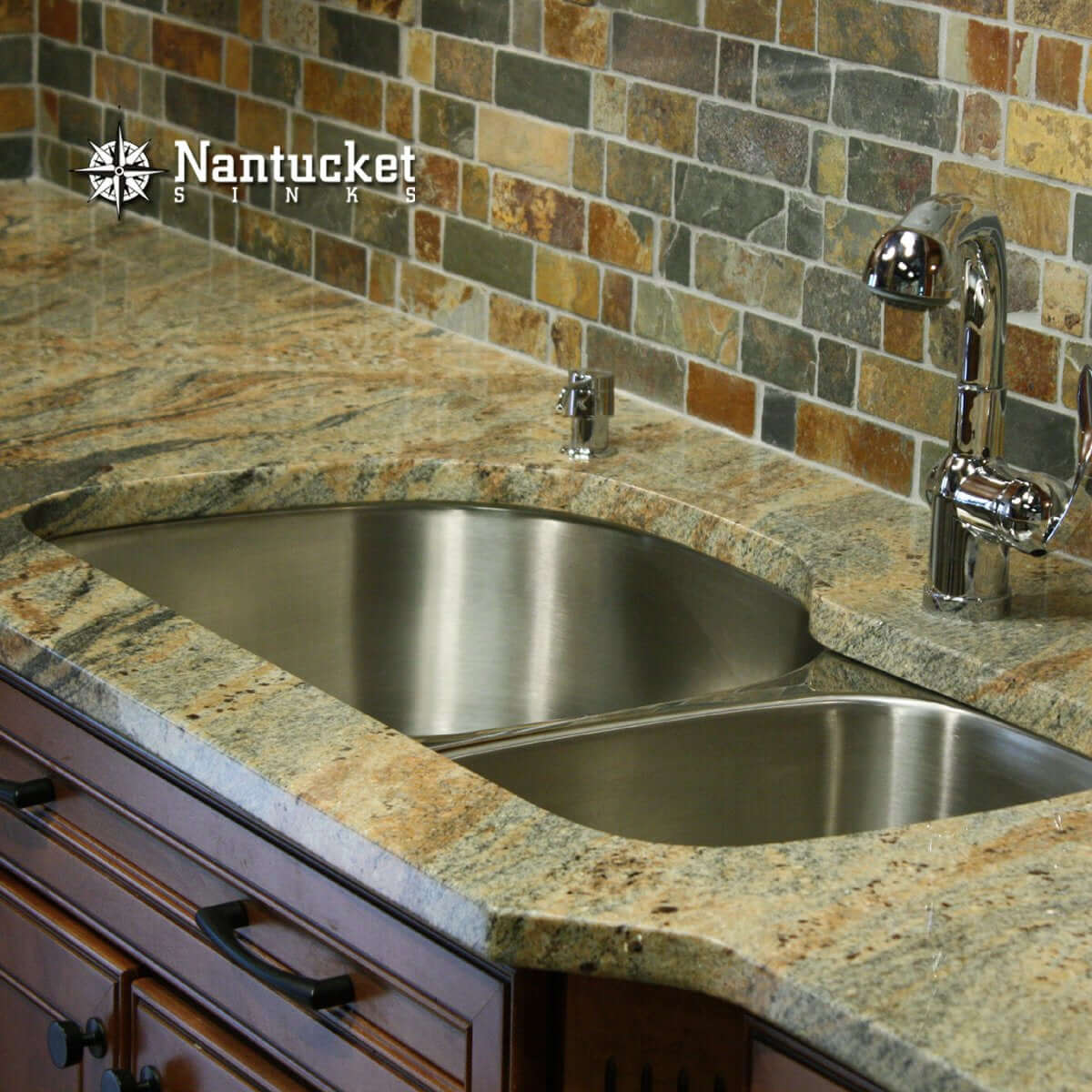 Alternate Image for Nantucket Sinks Sconset 32" Stainless Steel Kitchen Sink, 16 Gauge, NS3121-16