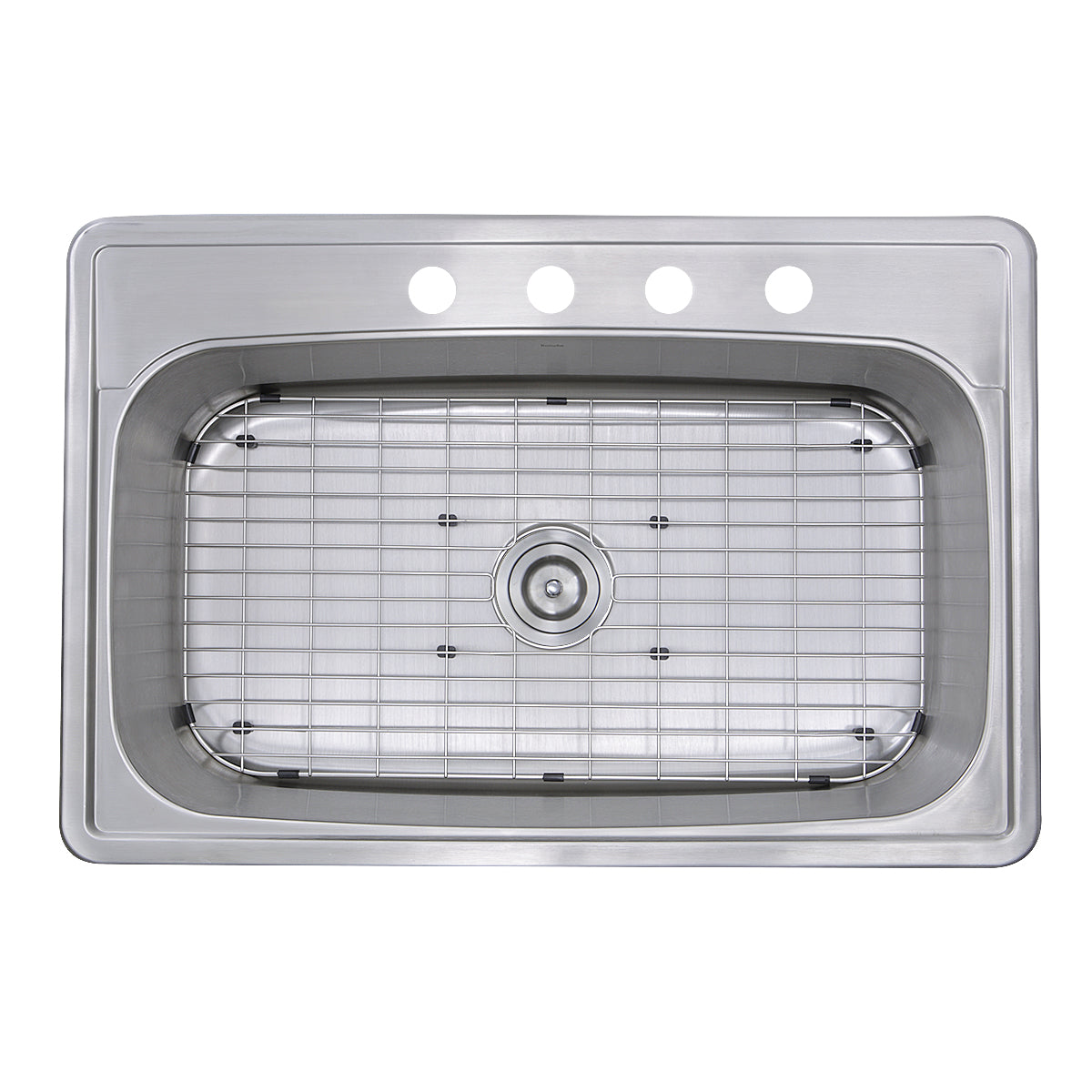 Nantucket Sinks Madaket 33" Stainless Steel Kitchen Sink, NS3322-8 - The Sink Boutique